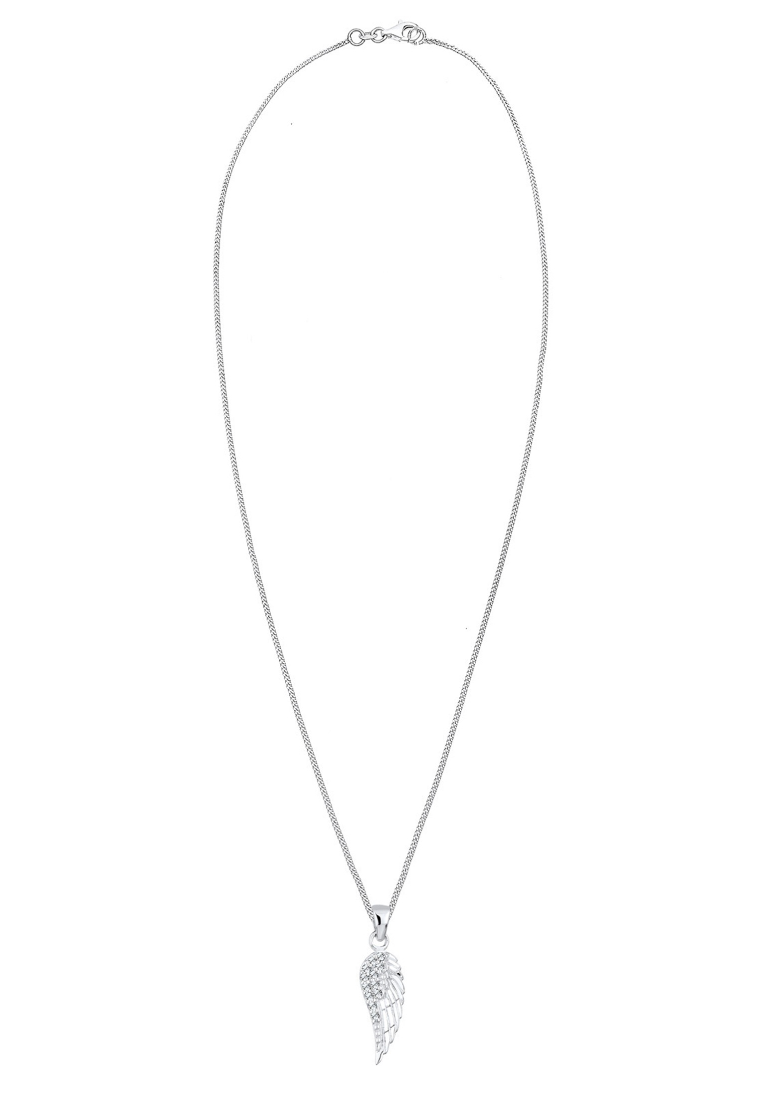 Elli Collierkettchen »Flügel Anhänger 925 Silber, mit Kristallen von Swarovski®«