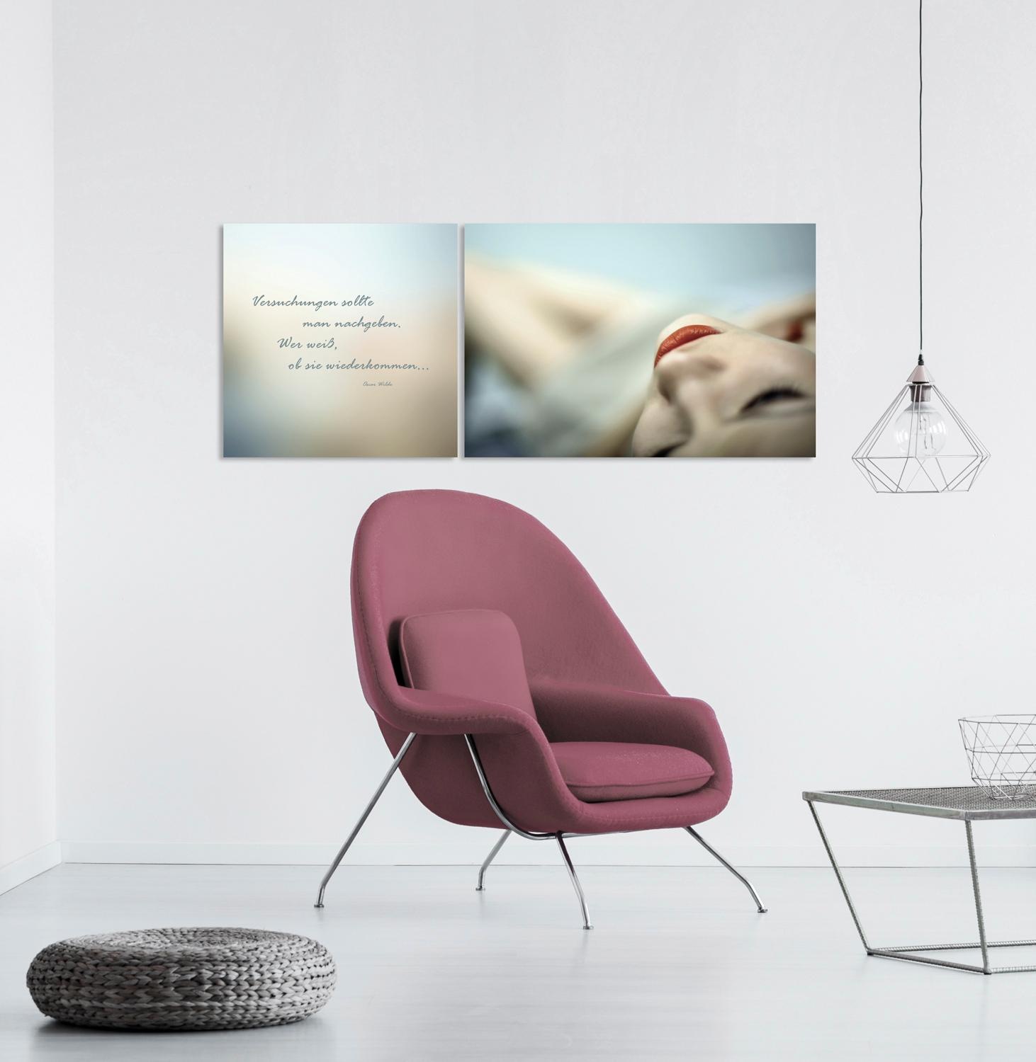queence Leinwandbild »Versuchungen«, Foto-Menschen-Kunst-Modern-Spa-Spa Bil günstig online kaufen