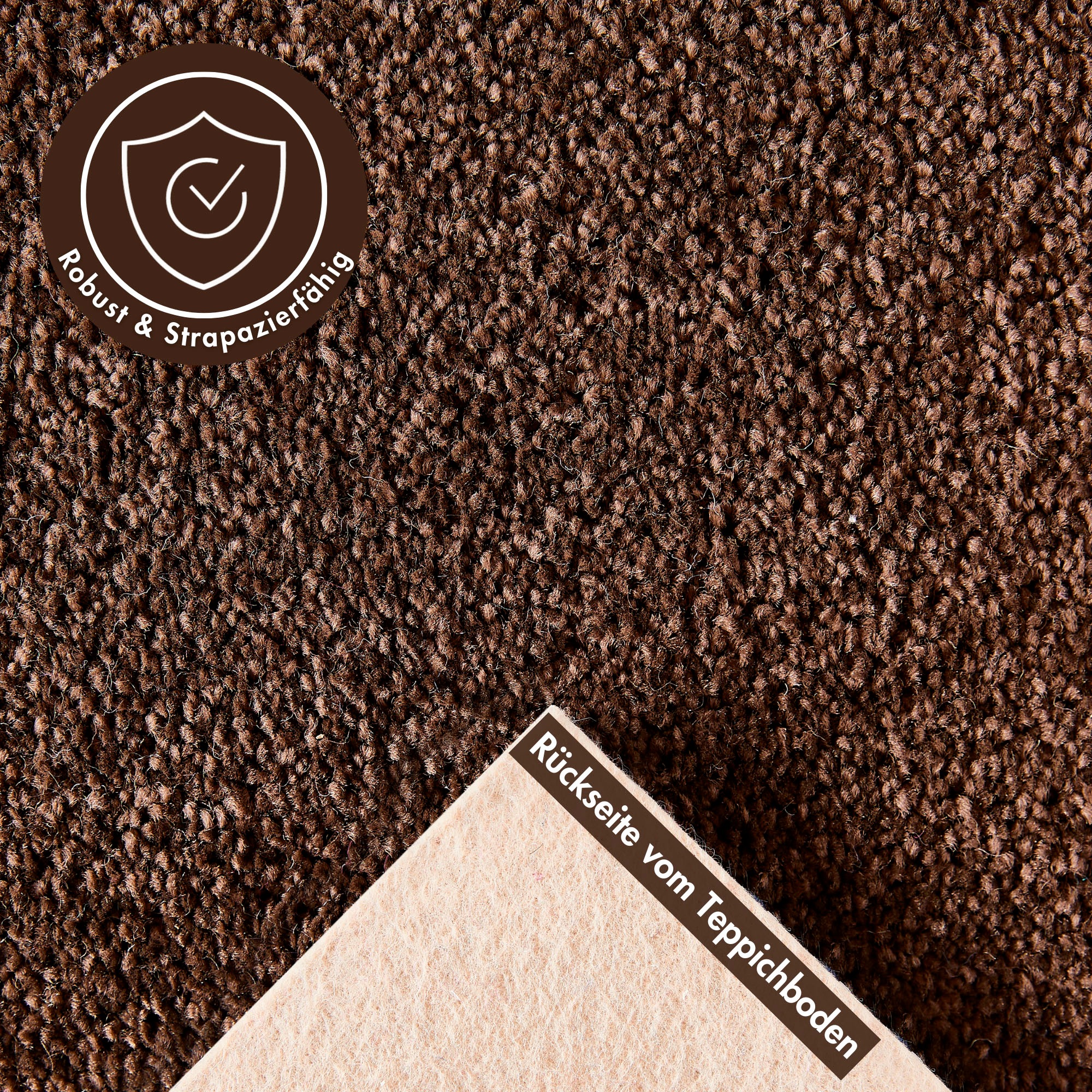 Andiamo Teppichboden »Sophie, Frisee-Velours, Made in Netherlands«, rechtec günstig online kaufen