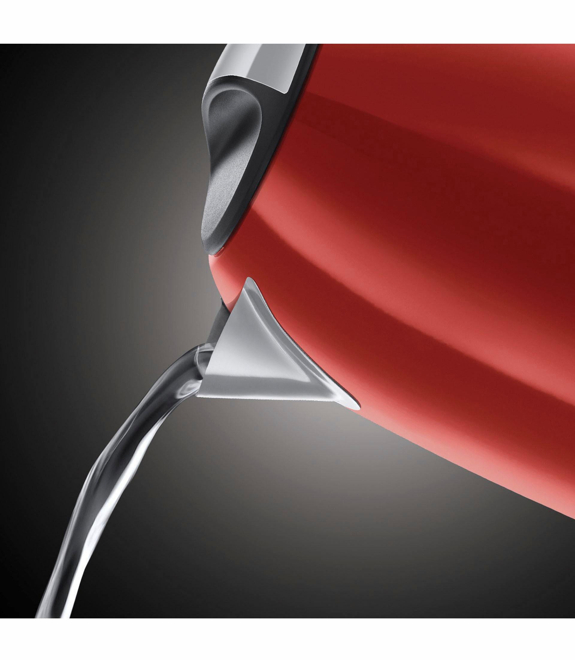 Wasserkocher, online 1,7 HOBBS Colours Liter, 20412-70 kaufen WK Plus+ Flame 2400 Red, RUSSELL Watt