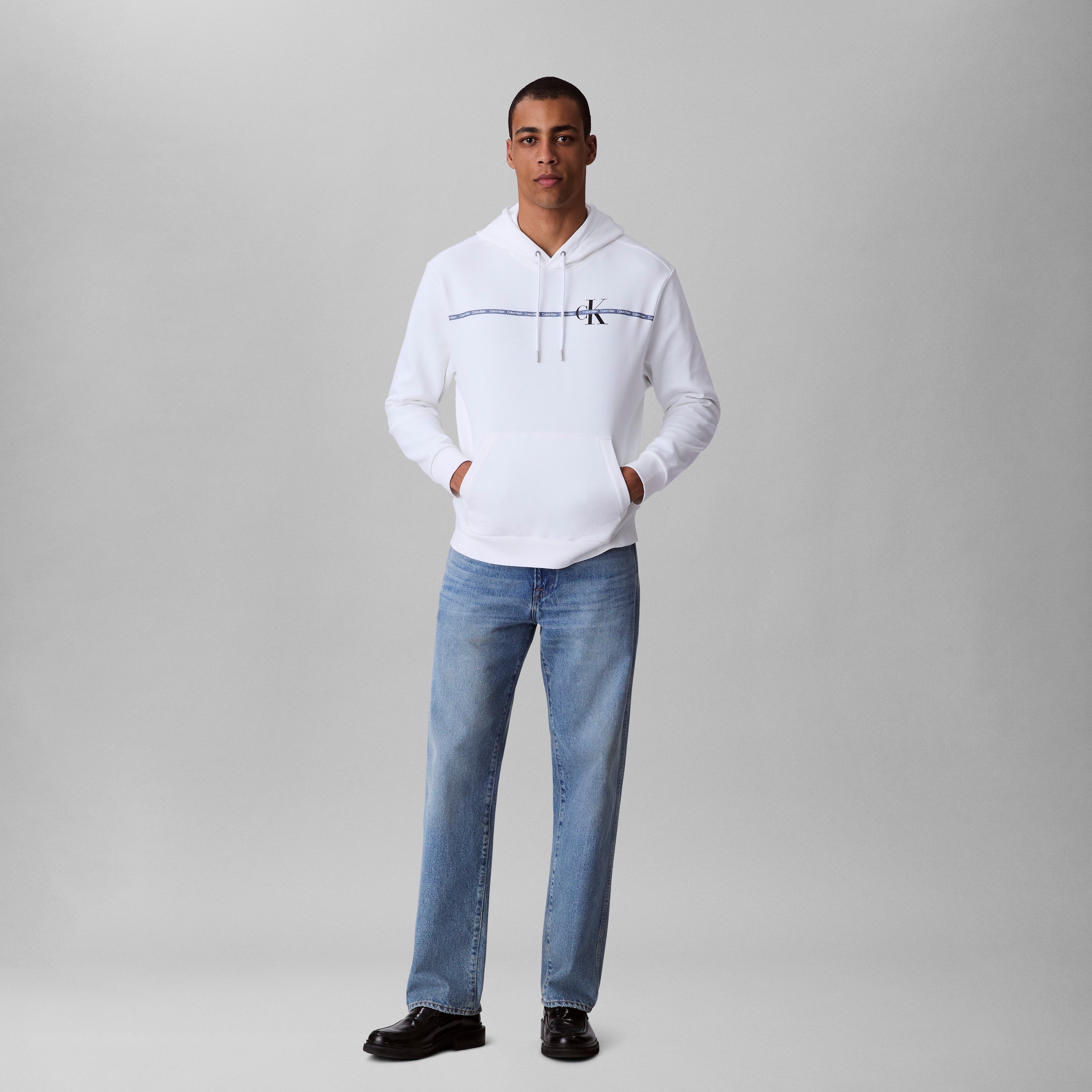 Calvin Klein Kapuzensweatshirt »400GSM TRRY SPRTSWR«, Mit Rundhalsausschnitt