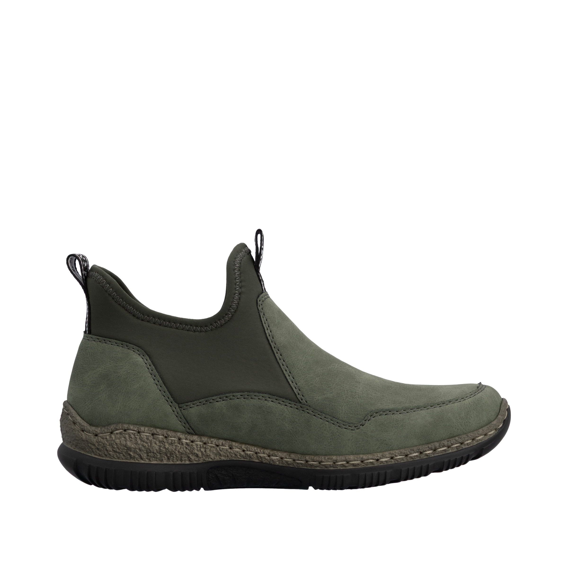 Rieker Schlupfboots  Slipper, Slip-on Sneaker, Stiefelette mit MemoSoft-Innensohle