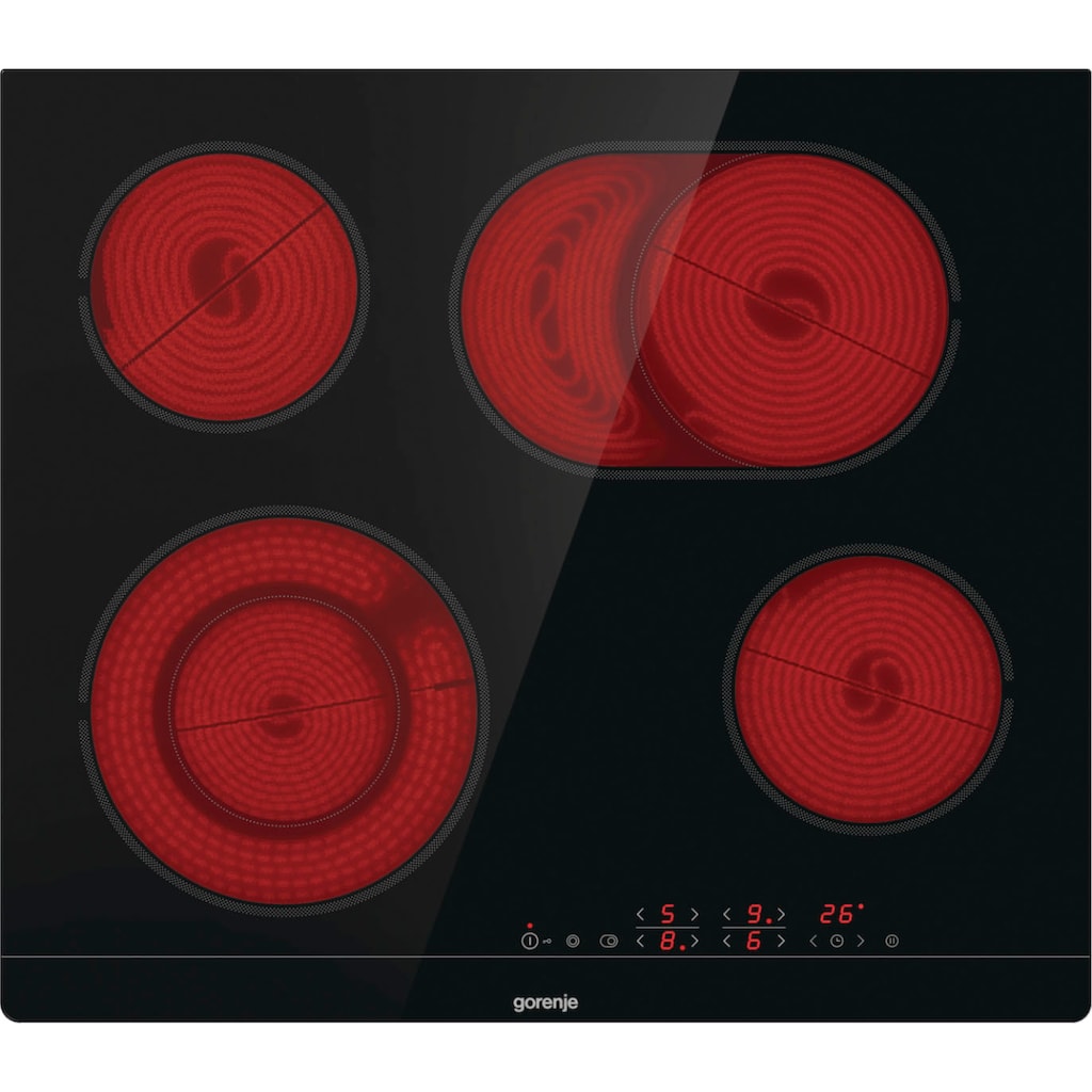 GORENJE Backofen-Set »Black Pacific Basic Set«, BOS6737E13BGOT, mit 1-fach-Teleskopauszug, Aqua Clean, (Set)