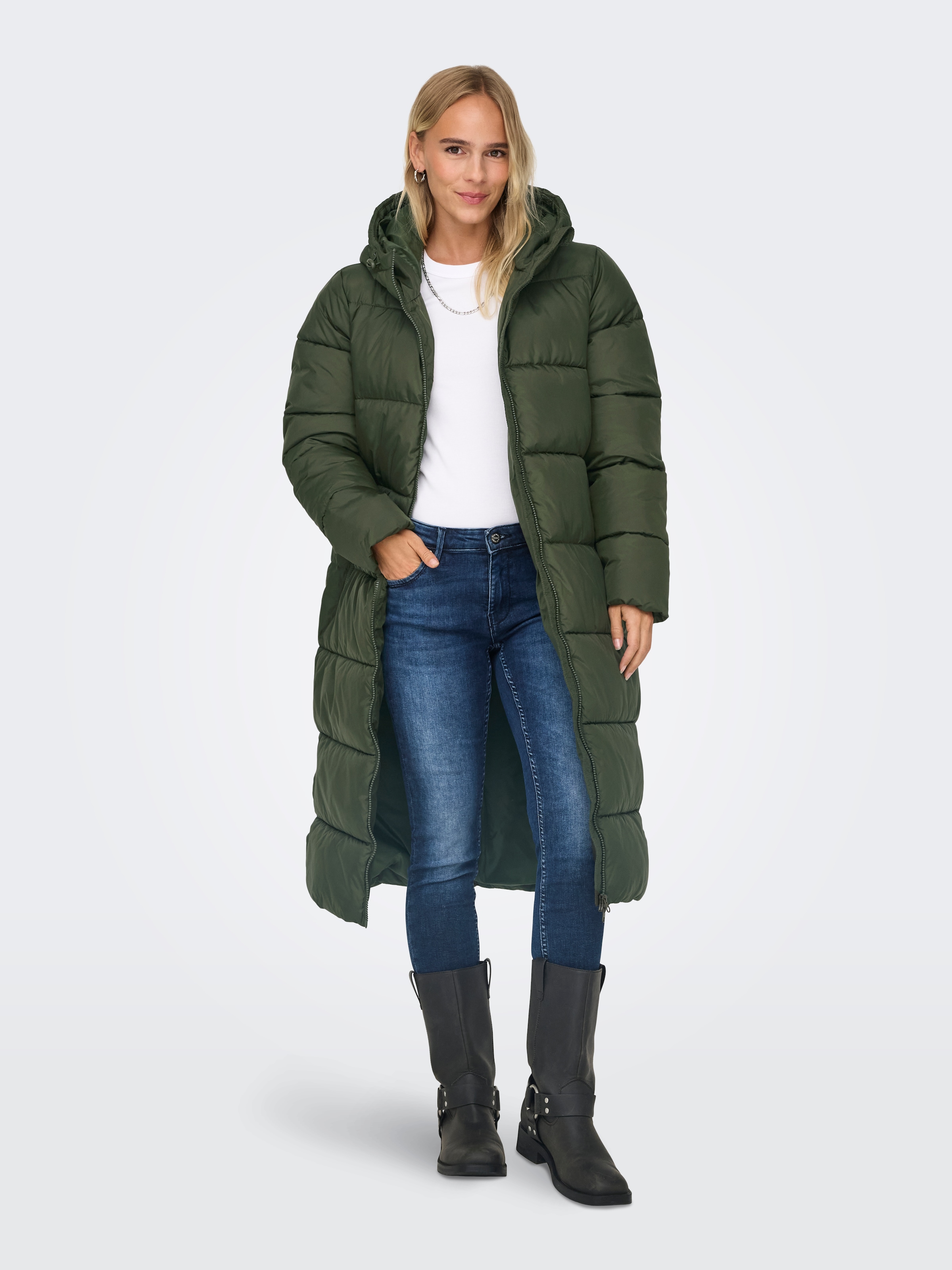 ONLY Steppmantel »ONLMONTANA LONG PUFFER JACKET NOOS OTW«