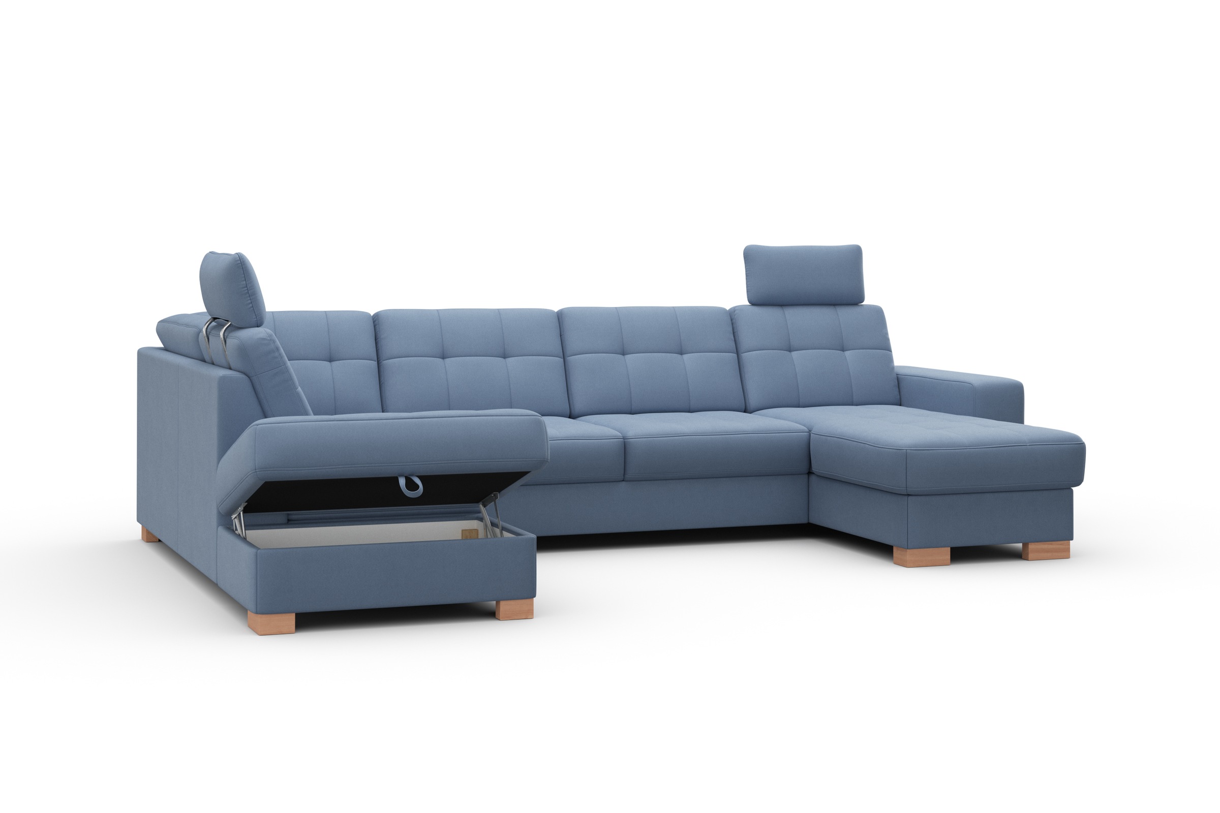 sit&more Wohnlandschaft »Quincy U-Form«, wahlweise mit Bettfunktion und Bettkasten