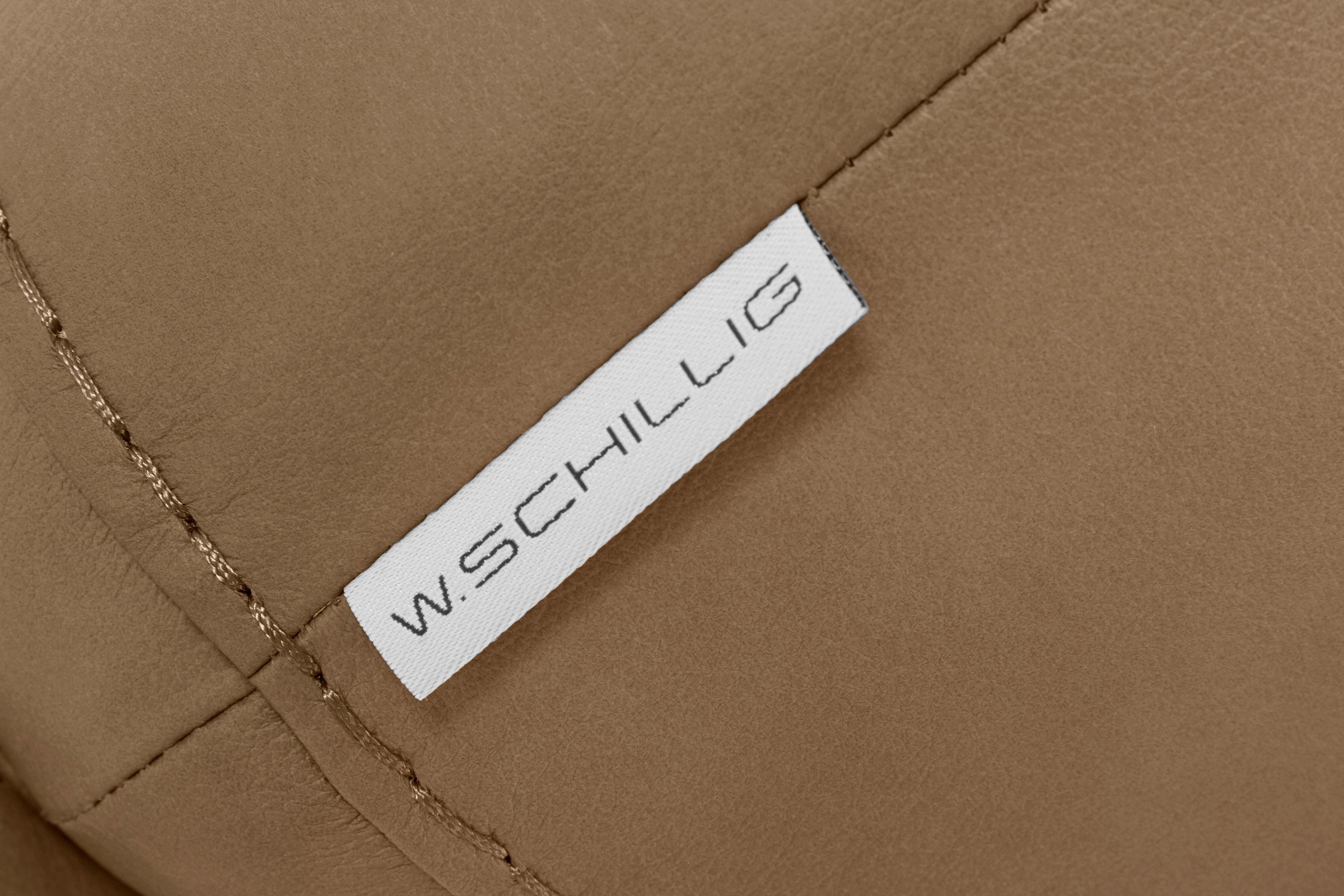 W.SCHILLIG Hocker »montanaa«, mit Metallfüßen in Schwarz pulverbeschichtet, Breite 141 cm