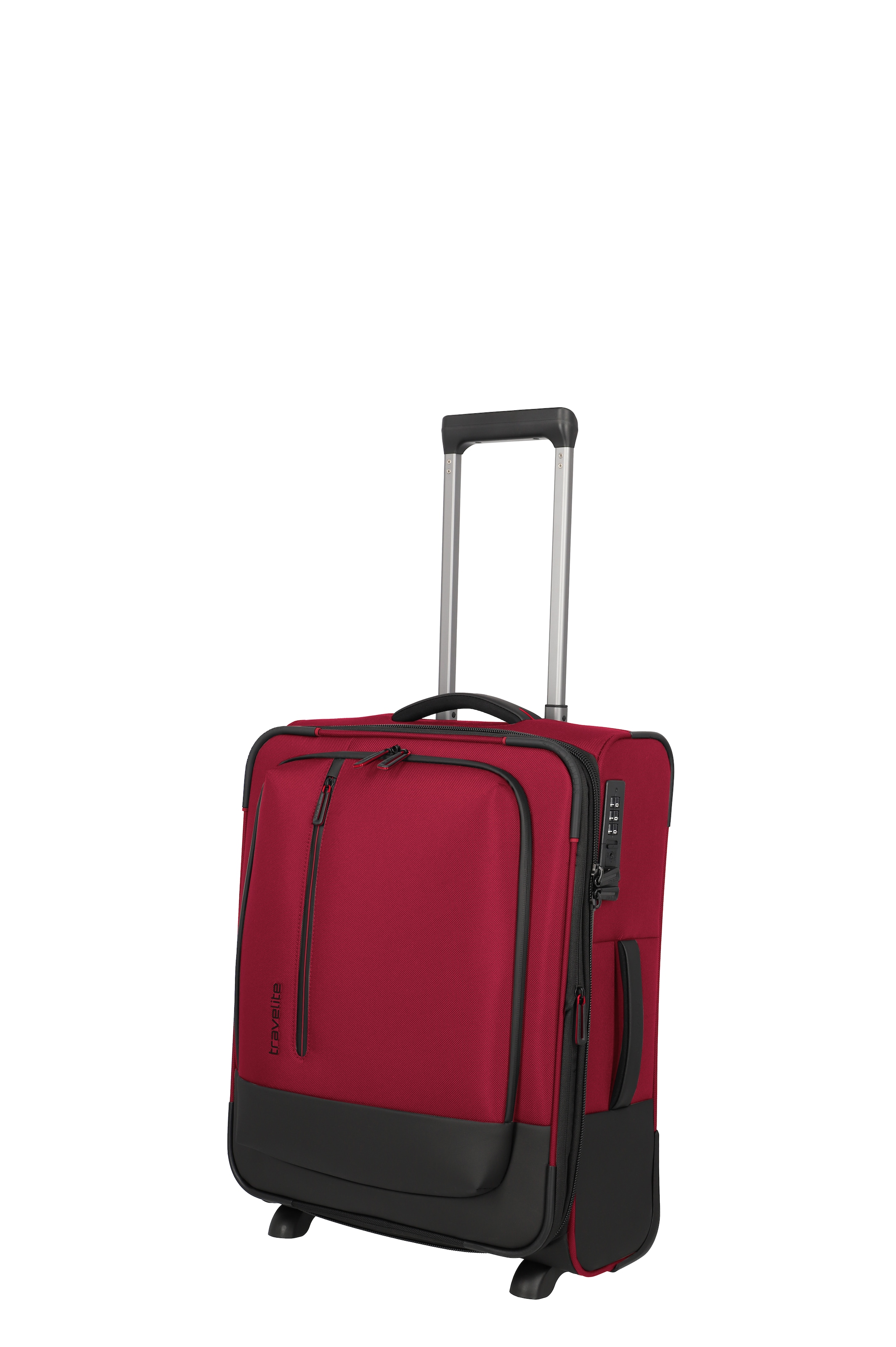 travelite Weichgepäck-Trolley »CROSSLITE Reisekoffer Weichgepäck« 37 l 4 Rollen mit TSA-Schloss, wasserabweisendem Material
