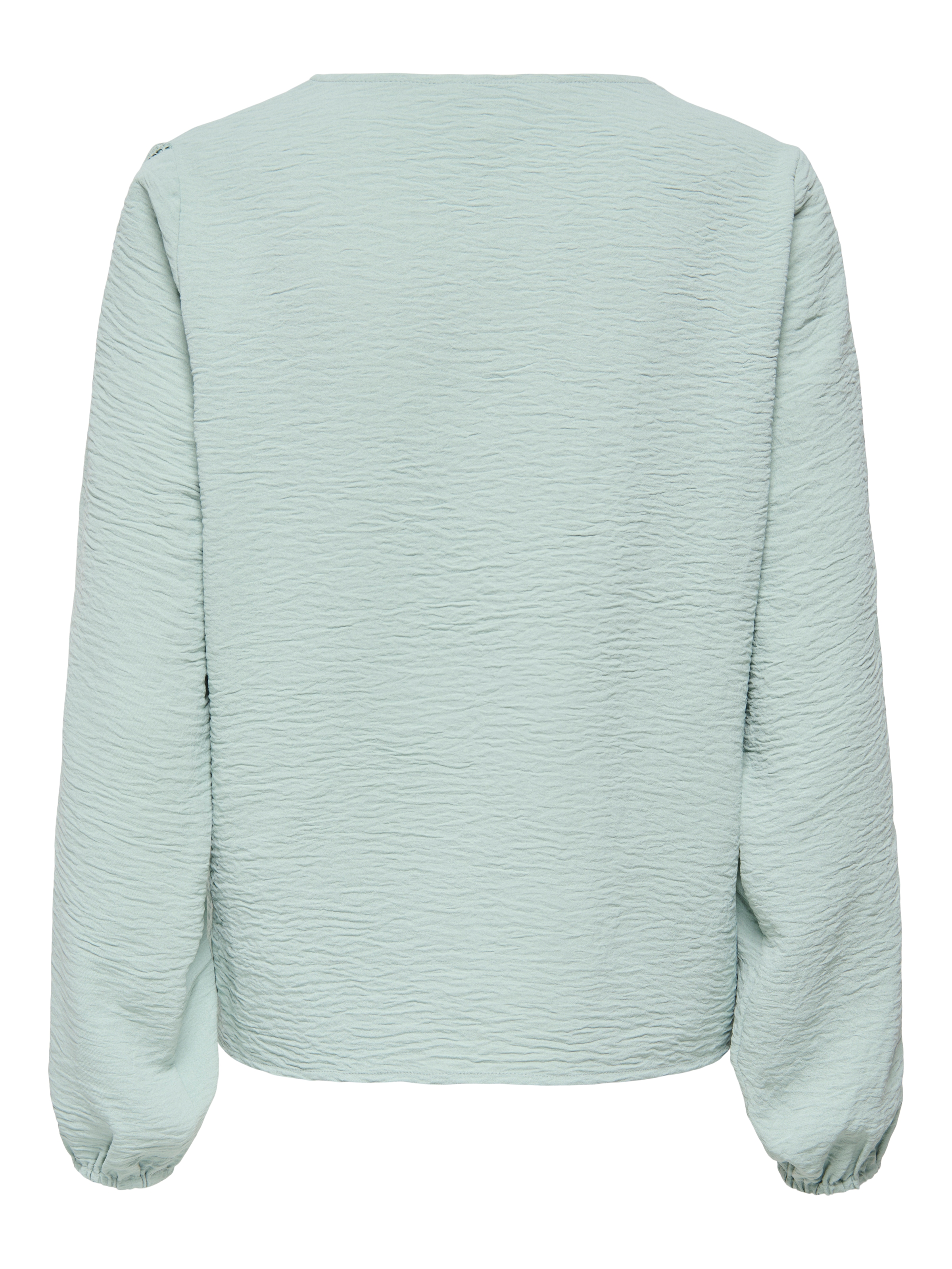 ONLY Langarmbluse »ONLGREGOR METTE LS LACE TOP WVN« Kunstfaser, regular fit, V-Ausschnitt, Regular Waist