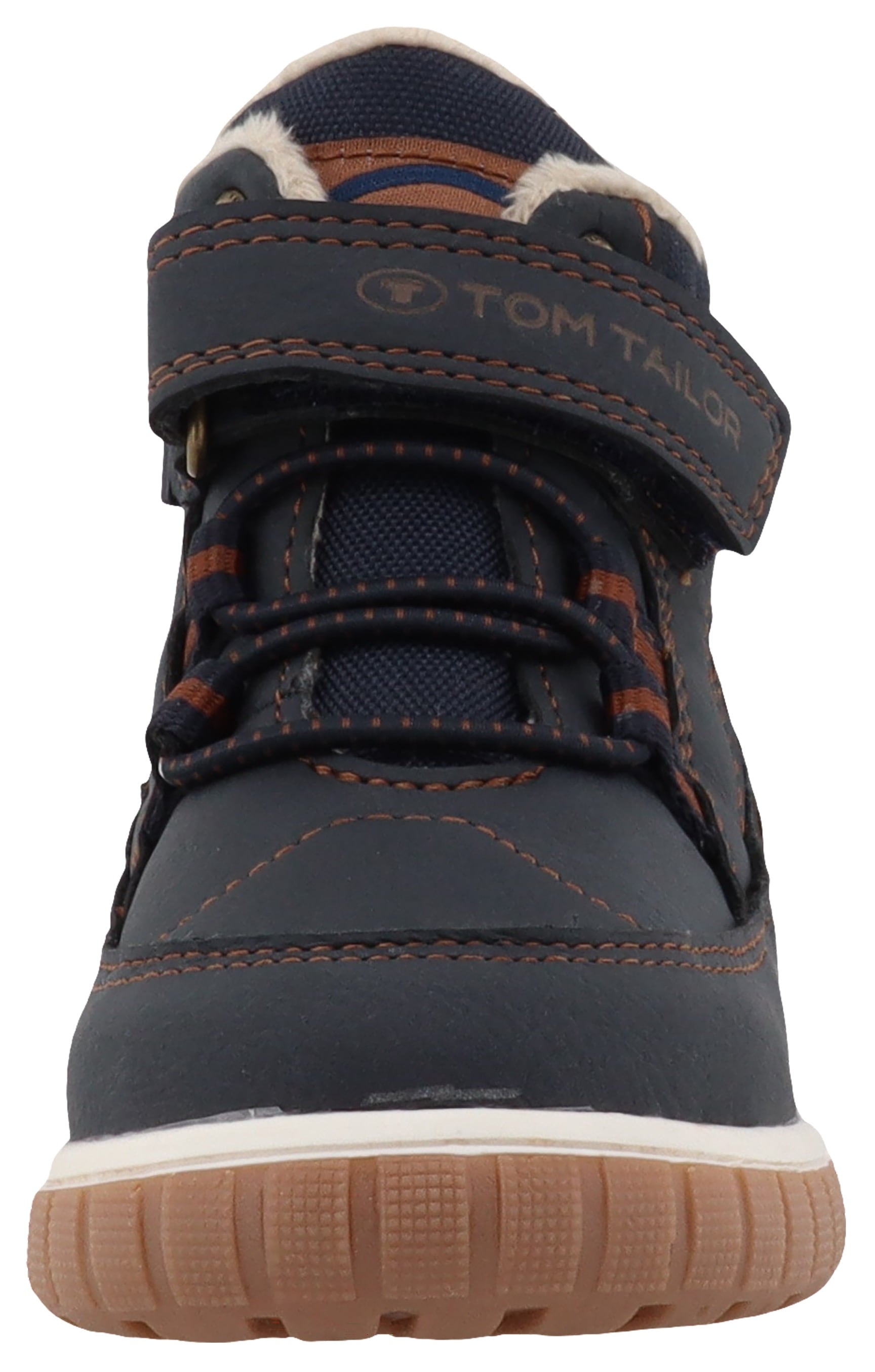 TOM TAILOR Winterboots, Klettschuh, High-Top-Sneaker, Outdoorschuh mit Kontrastnähten