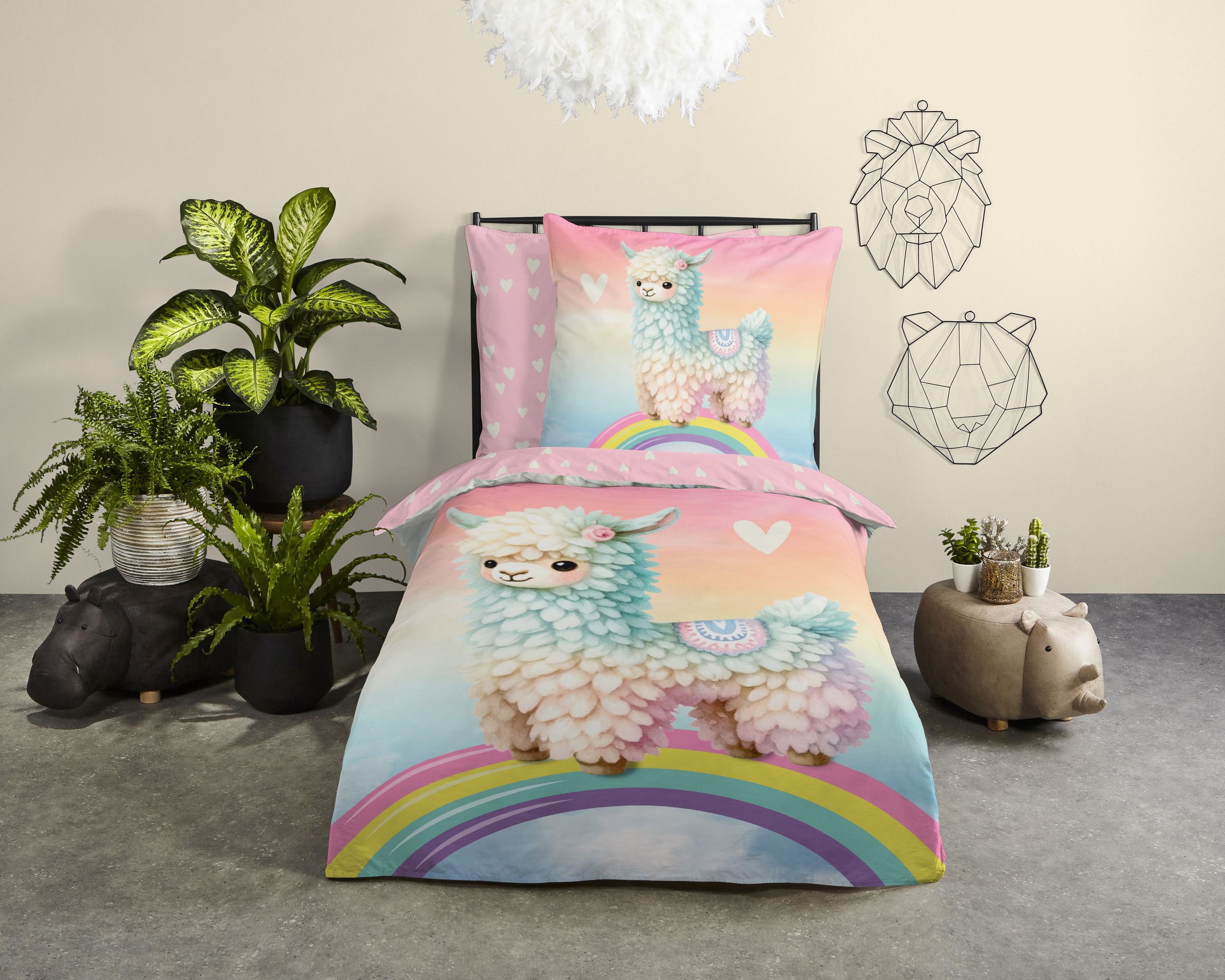 good morning Kinderbettwäsche »Chico«, Baumwolle, Renforcé, 2 Teilig, Wende günstig online kaufen
