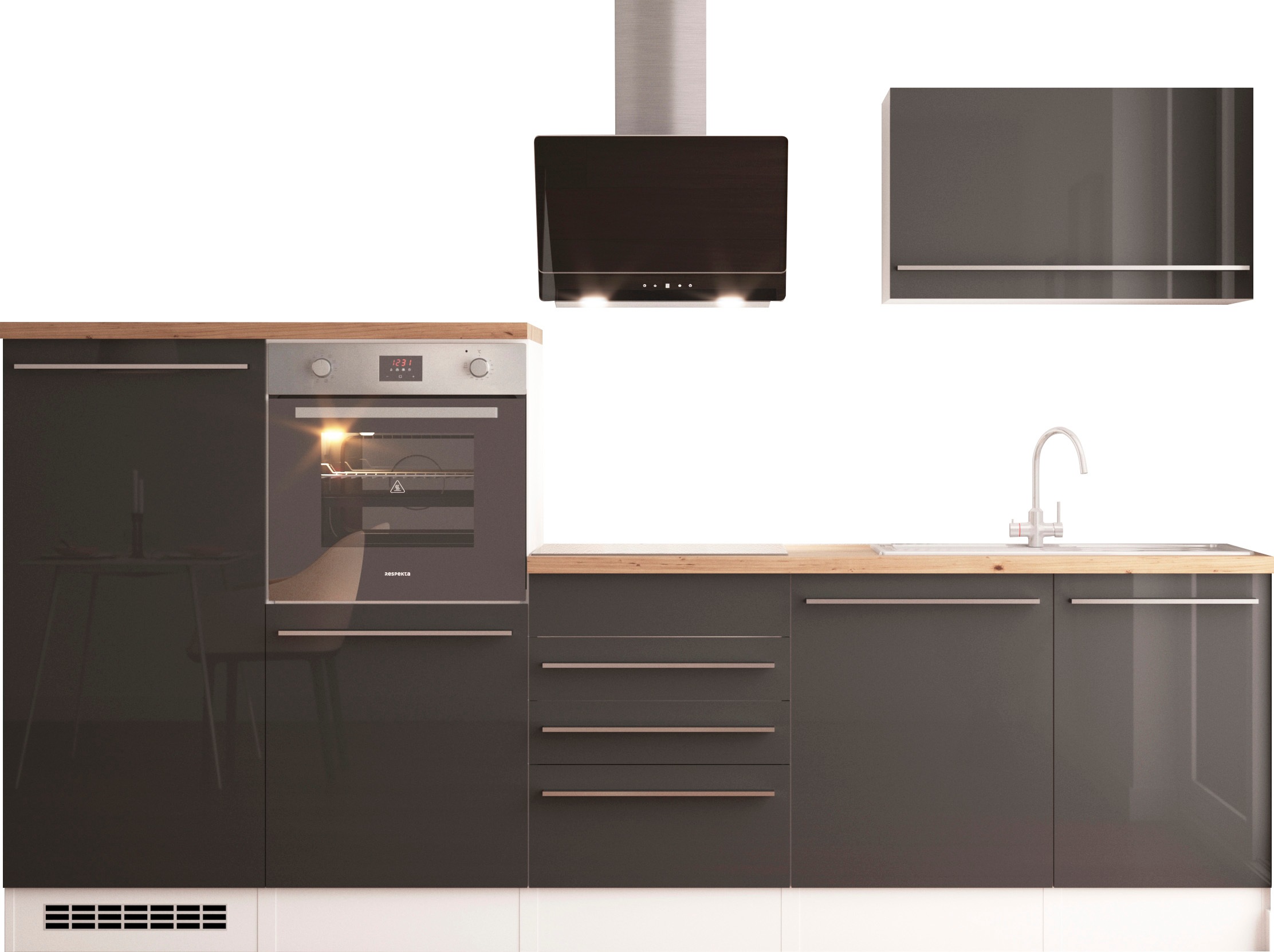 RESPEKTA Küche »Gabriel« wechselseitig aufbaubar, als Doppelblock stellbar günstig online kaufen