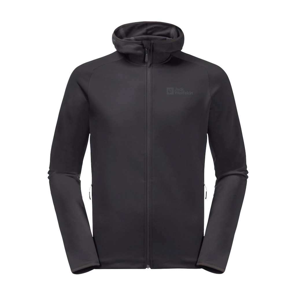 Jack Wolfskin Fleecejacke »BAISELBERG HOODED FZ M«, mit Kapuze