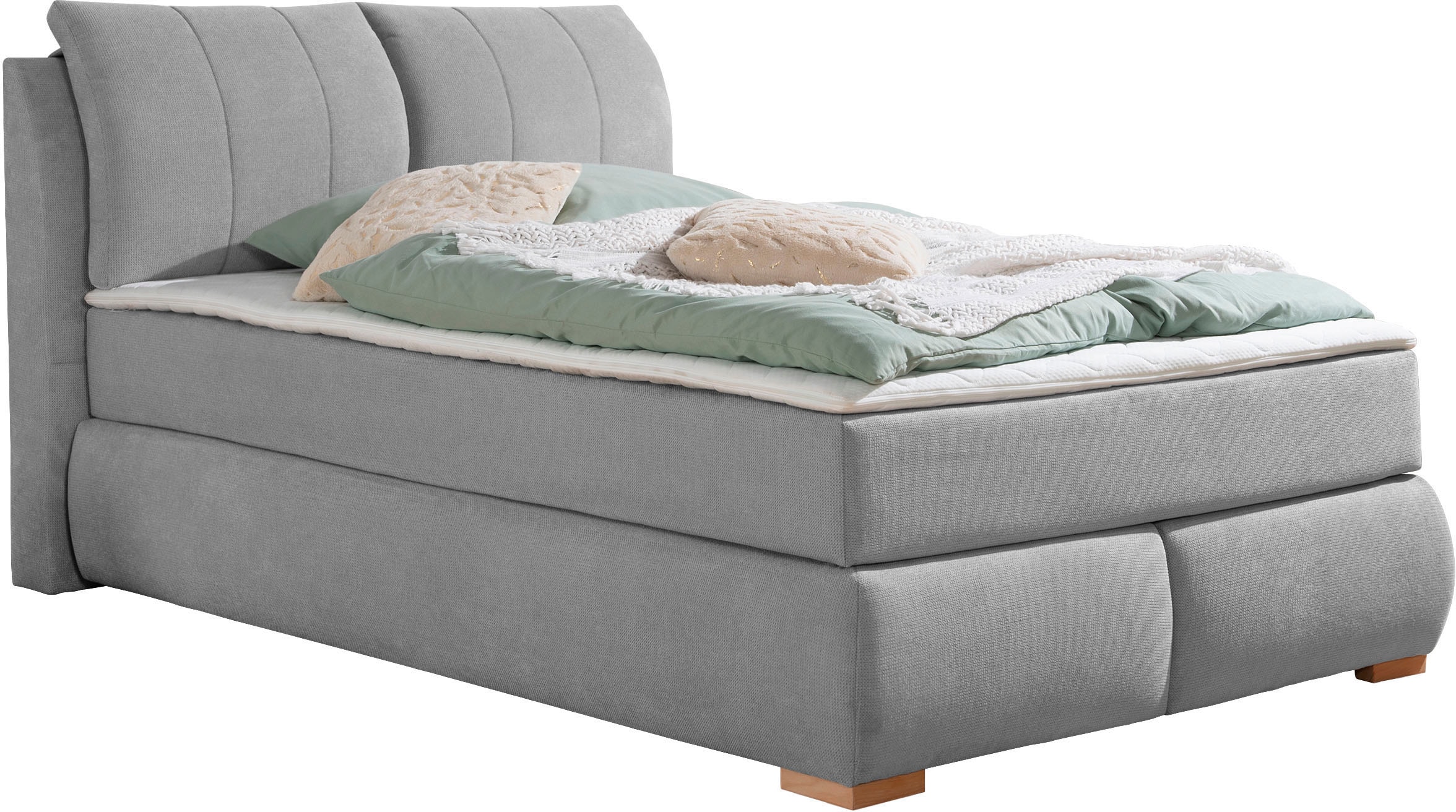 Home affaire Boxspringbett »Breitenthal«, abnehmbare Rückenkissen mit Klettband