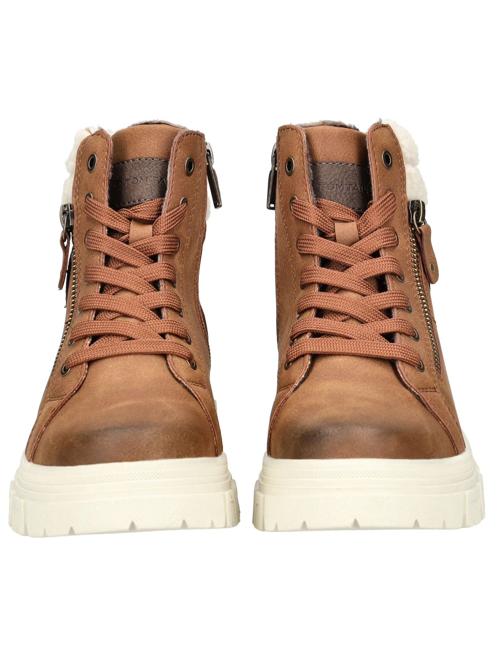 TOM TAILOR Schnürstiefelette »Tom Tailor Stiefelette Lederimitat/Textil«
