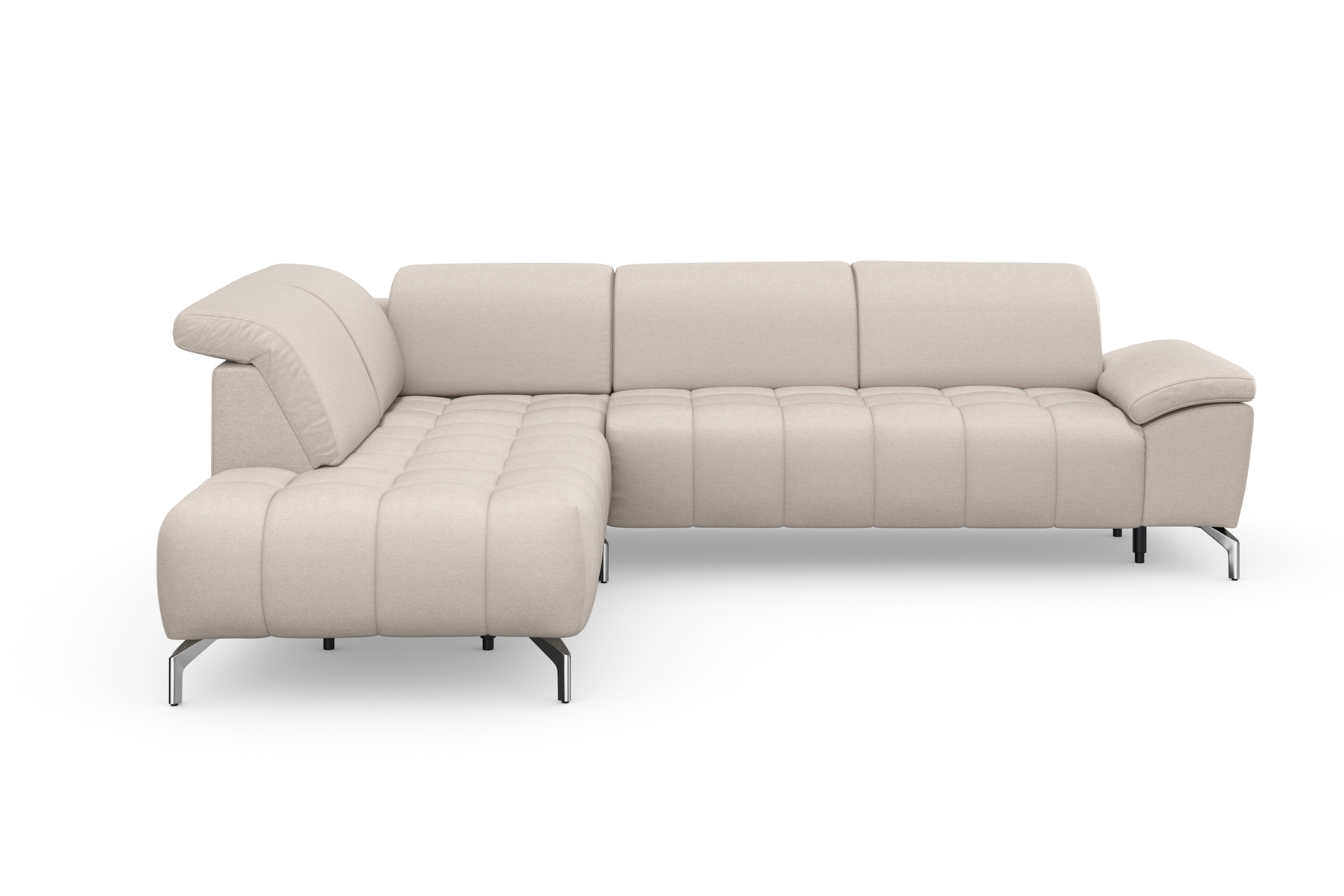 sit&more Ecksofa »Cool L-Form«, wahlweise mit Kopfteilverstellung und Vorzi günstig online kaufen
