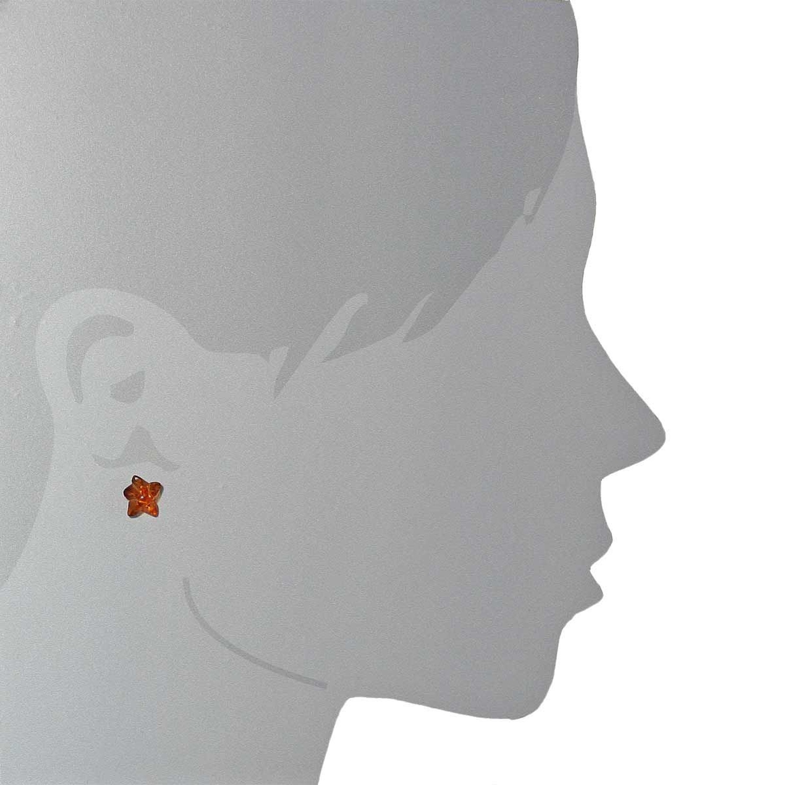 OSTSEE-SCHMUCK Paar Ohrstecker »Ostsee-Schmuck Ohrstecker Stern Ohrstecker Stern«, (2 tlg.)
