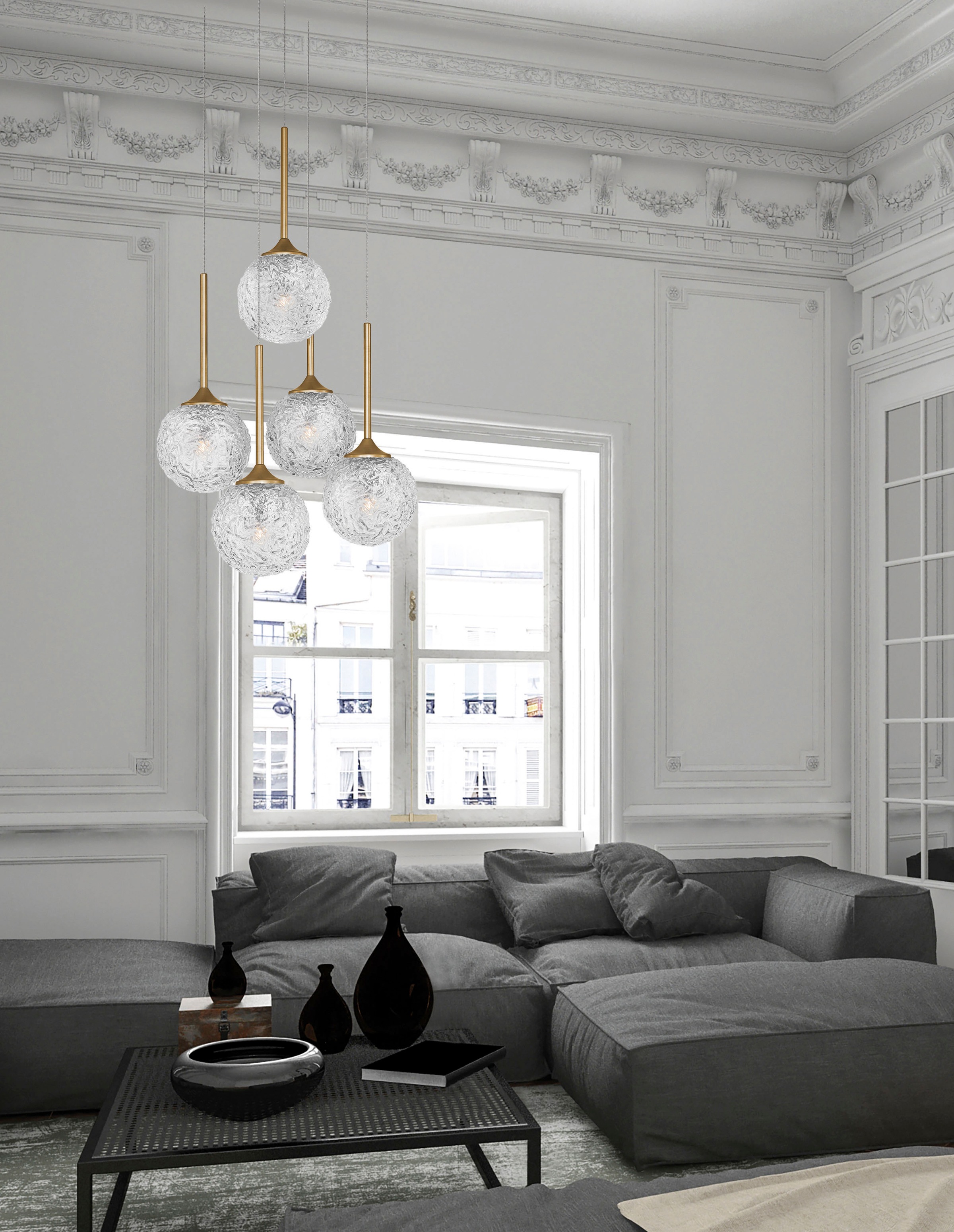 Nova Luce Hängeleuchten »MIRANO« G9 1 Stk. Ohne Beleuchtung günstig online kaufen