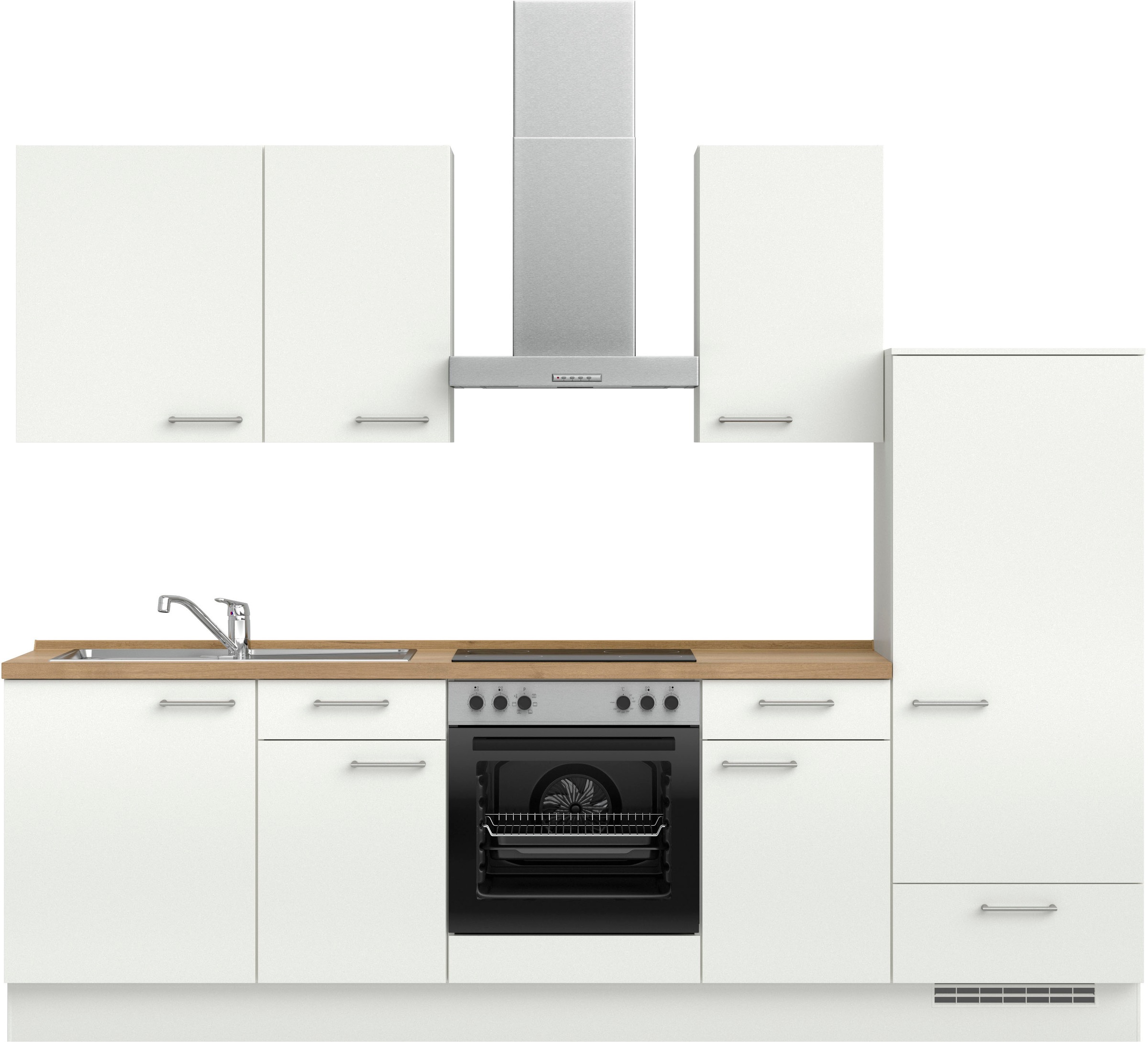 nobilia® Küchenzeile »"Laser I", Ausrichtung wählbar, Breite 270 cm« vormon günstig online kaufen