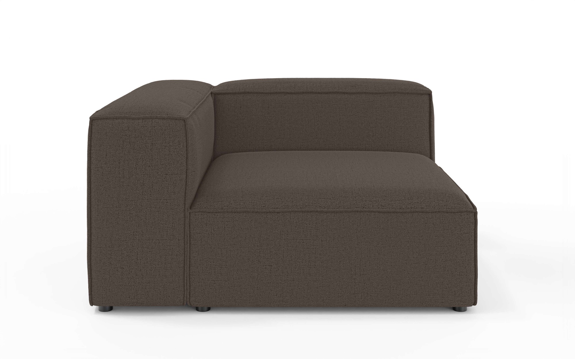 INOSIGN Ottomane »HAILY links/rechts bestellbar, Loungemöbel, Maße B/T/H: 130/130/72 cm«, als Modul oder separat verwendbar, für individuelle Zusammenstellung