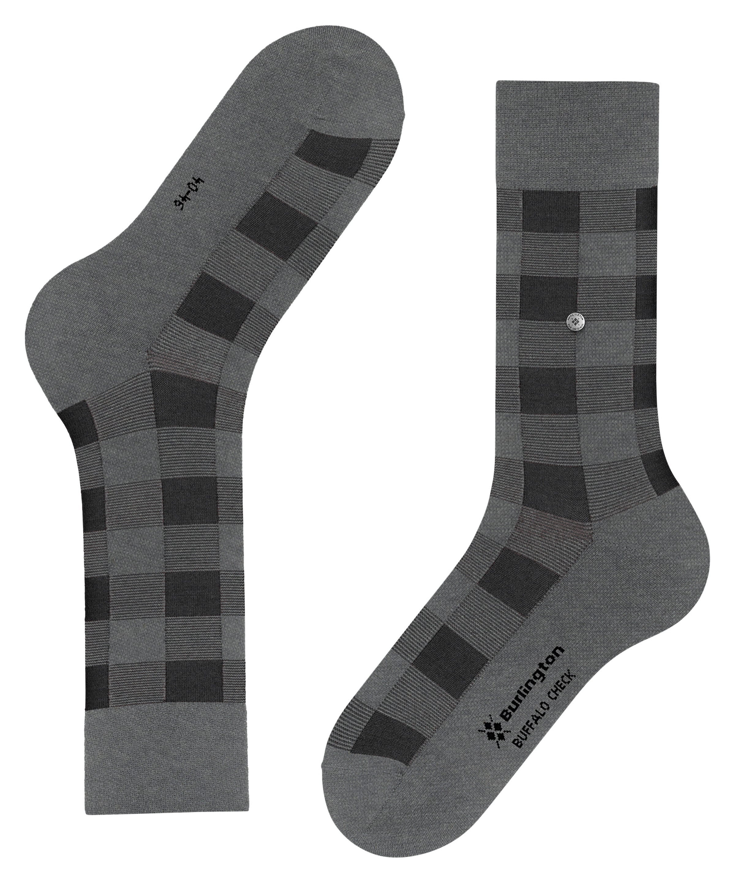 Burlington Socken »Buffalo Check« aus wärmender, klimaregulierender Wolle und Funktionsmaterial