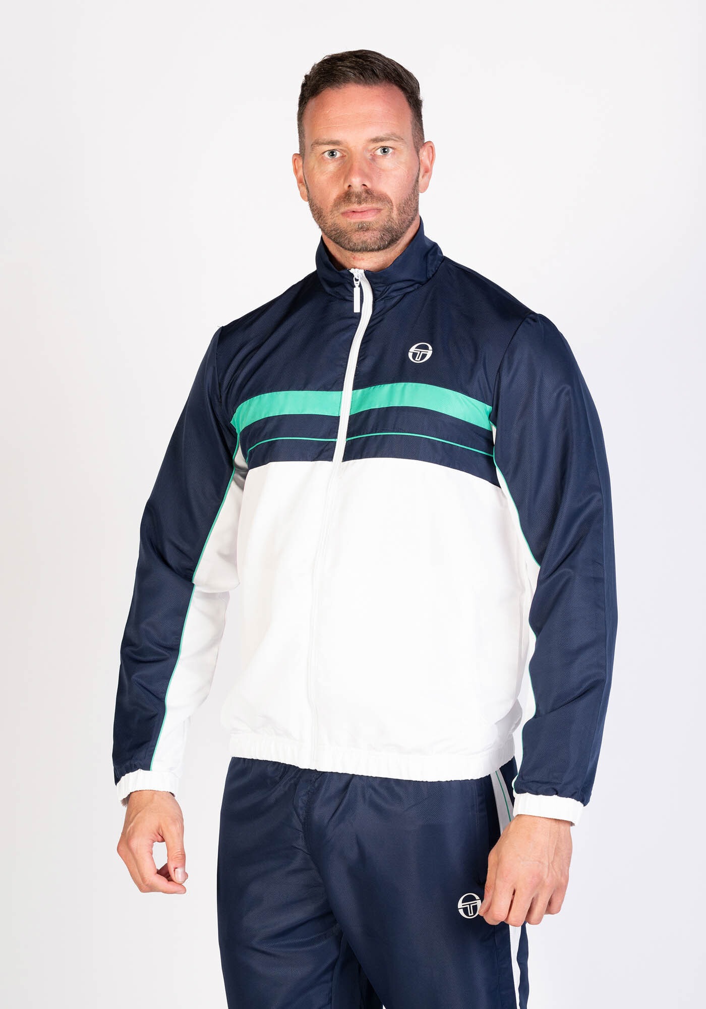 Sergio Tacchini Trainingsanzug »ZELMA TRACKSUIT Herren«, Trainingsanzug Herren, Tracksuit, Retro, Outdoor, Jogging, Streetwear