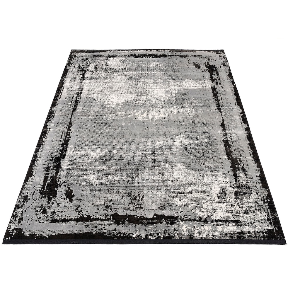 machalke® Teppich »frame«, rechteckig, 8 mm Höhe, Design Teppich, Vintage Optik, Wohnzimmer