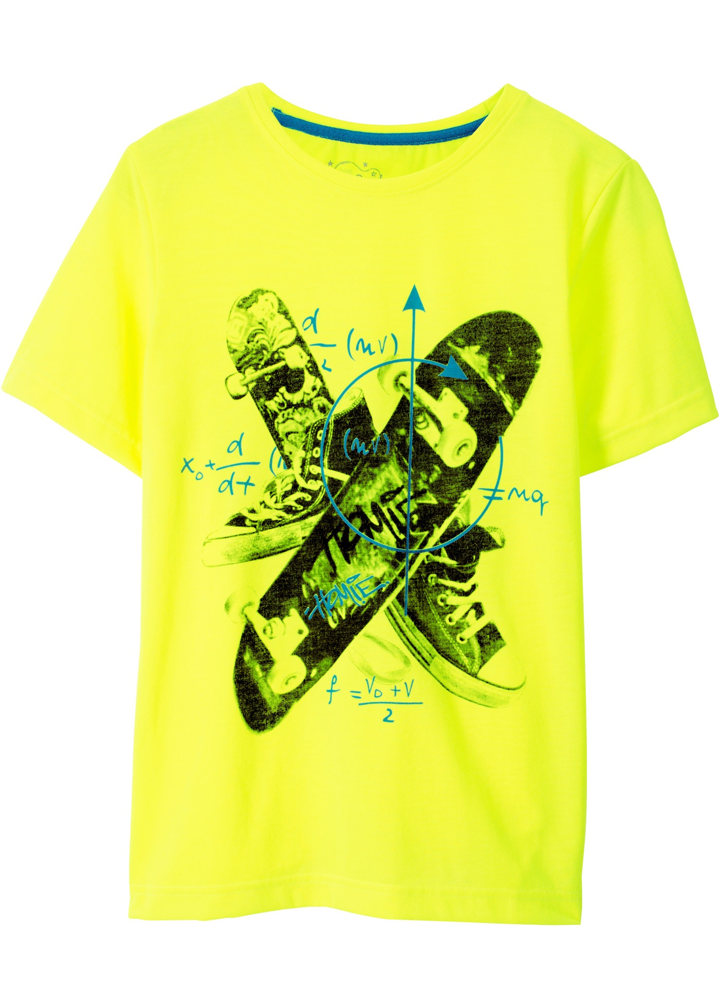 bonprix T-Shirt Regular Fit, Kurzarm, Rundhalsausschnitt, mit Frontdruck