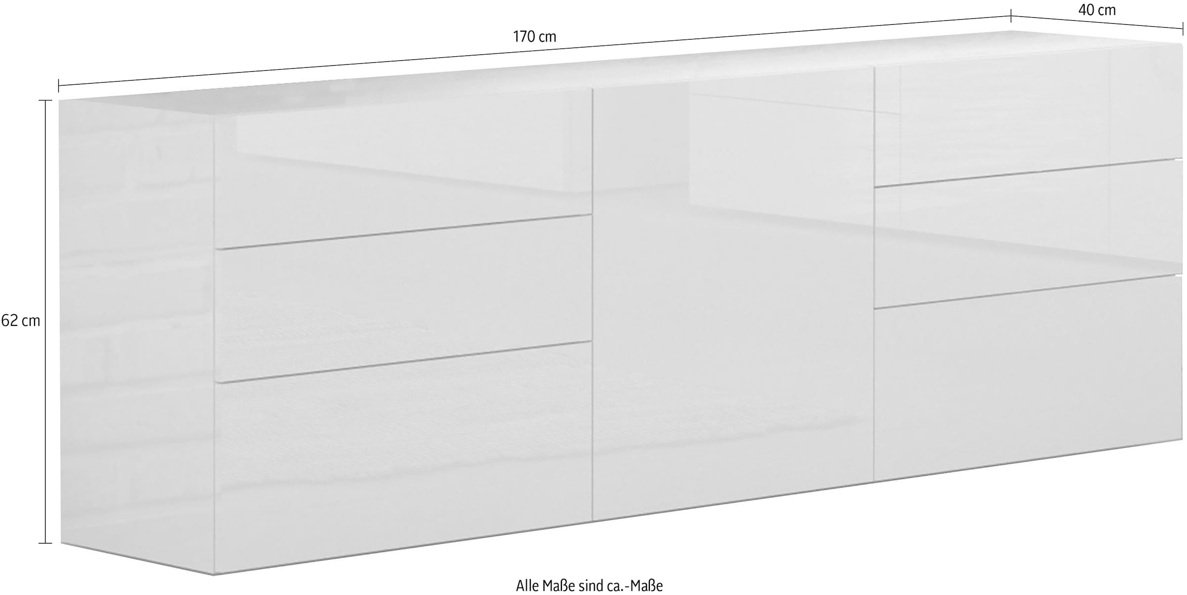 INOSIGN Sideboard »Metis«, Breite 170 cm