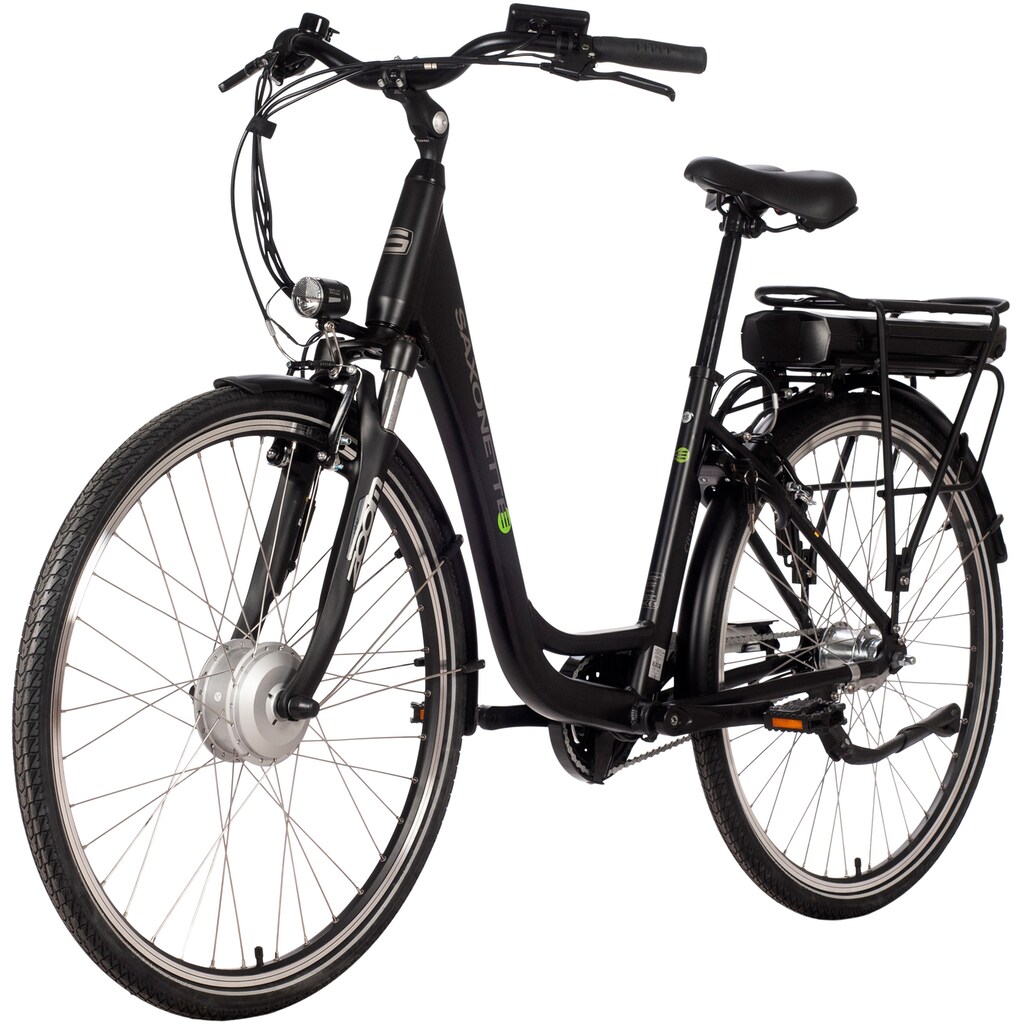 SAXONETTE E-Bike »City Plus«, 7 Gang, Frontmotor 250 W, (mit Akku-Ladegerät)