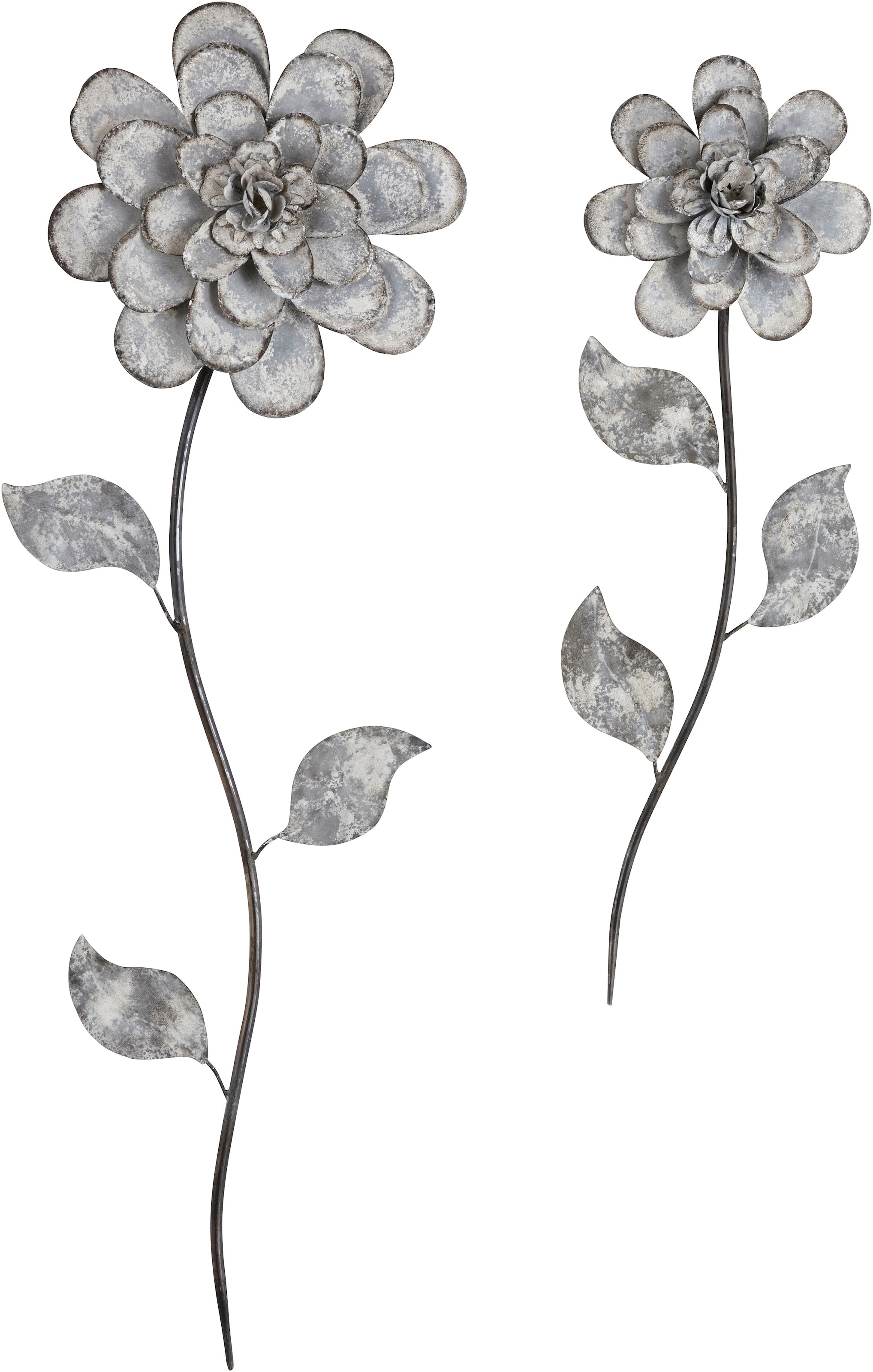 Home affaire Wanddekoobjekt »Blumen«, kaufen Rechnung aus auf Wanddeko, Metall