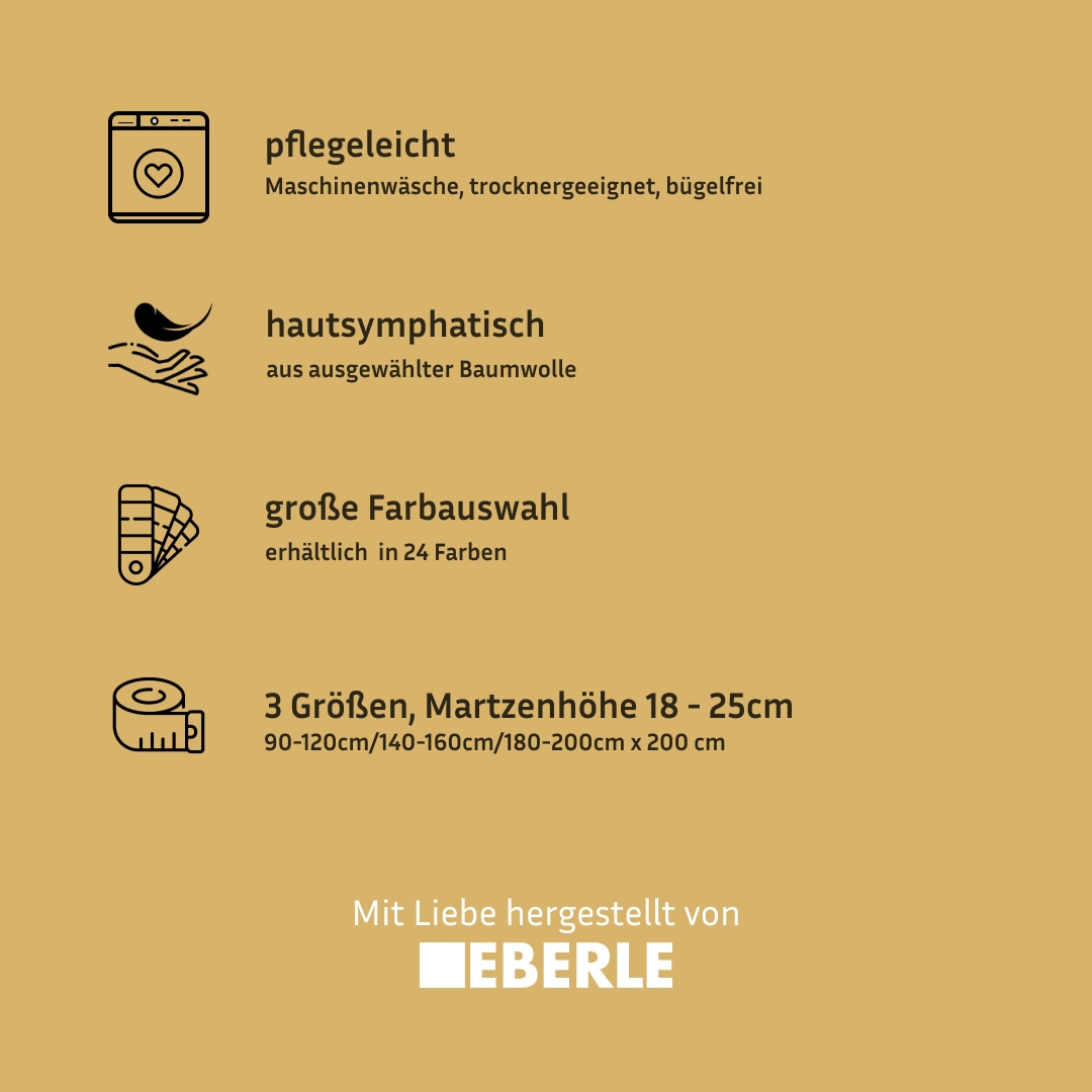 bellana Spannbettlaken »bellana in Gr. 90x200, 140x200 oder 180x200 cm, für Topper« aus Baumwolle, für Matratzen bis 10 cm Höhe, Bettlaken, Spannbetttuch