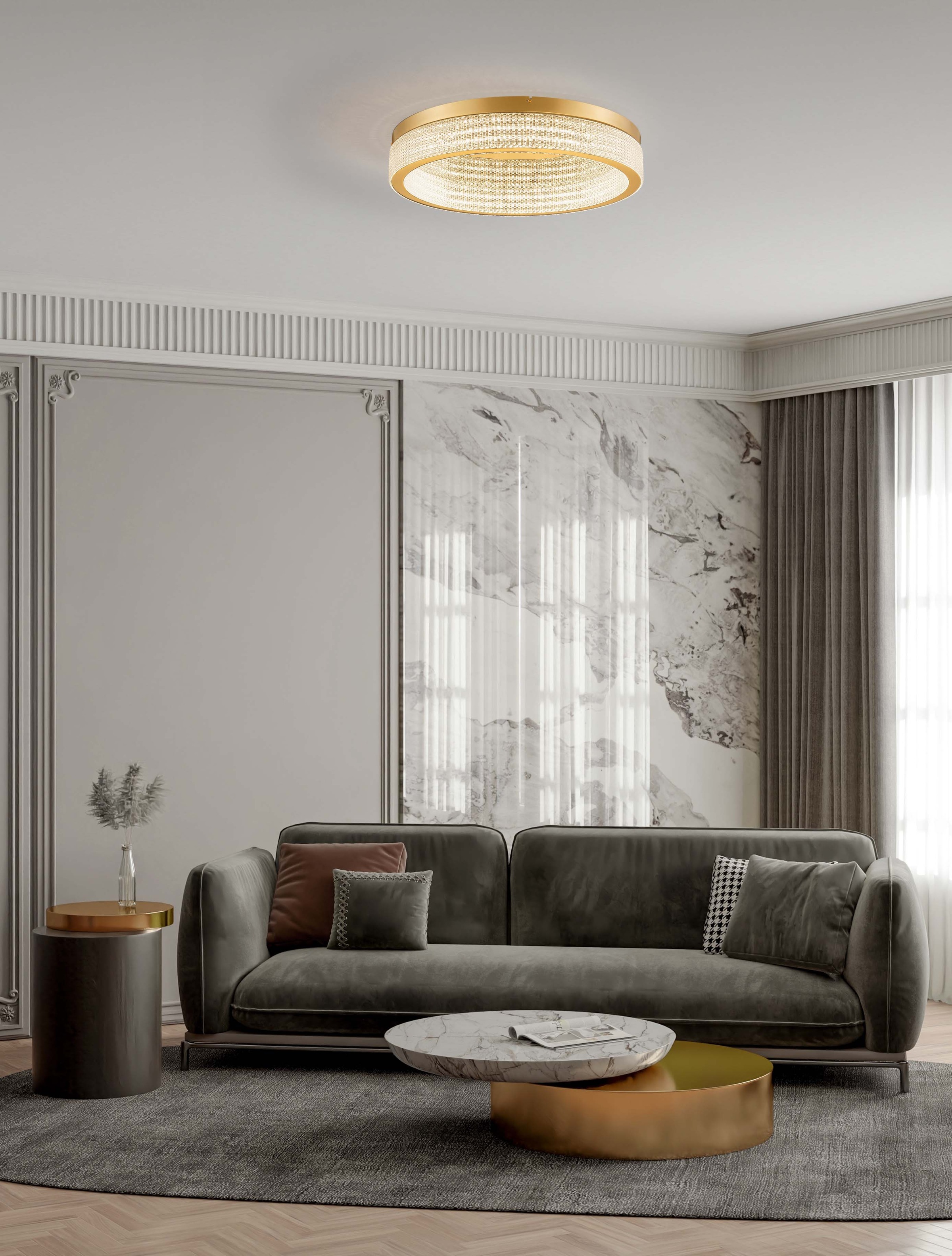 Nova Luce Deckenleuchte »KINARA« LED-Modul 1 Stk. Warmweiß günstig online kaufen