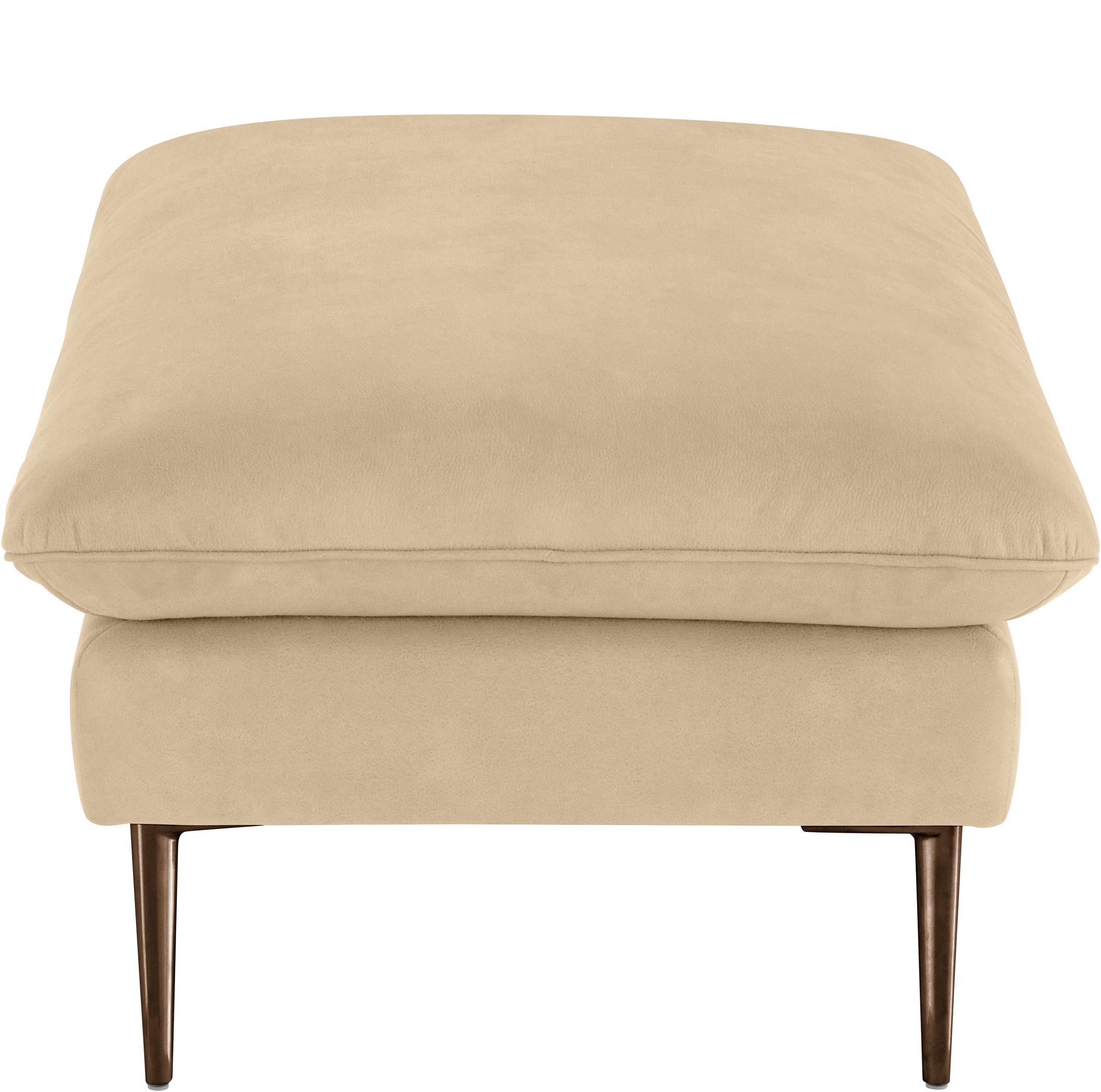 W.SCHILLIG Hocker »enjoy&MORE«, Füße bronze pulverbeschichtet, Breite 106 cm