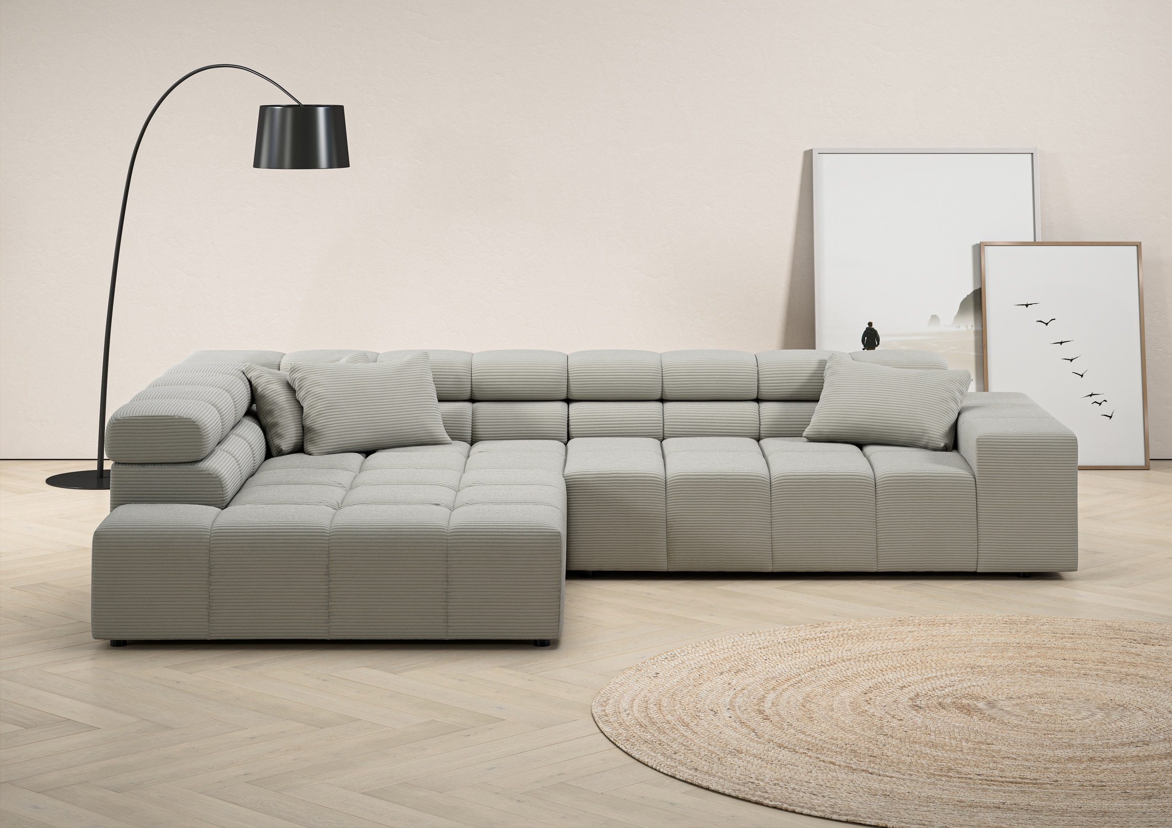 INOSIGN Ecksofa »Ancona incl. Kopfteilverstellung, OTTOs Choice, Breite 319 günstig online kaufen