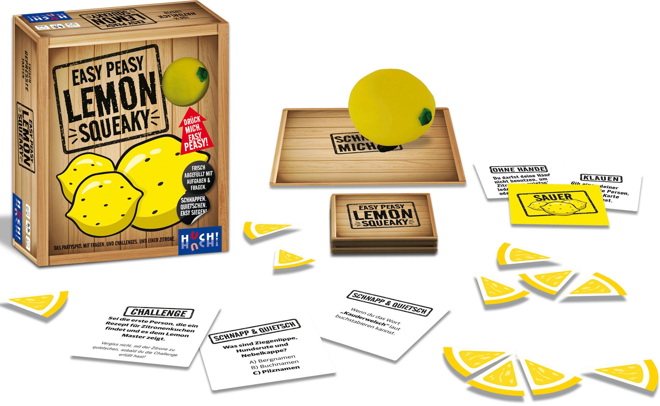 HUCH! Spiel »Easy peasy lemon squeaky«