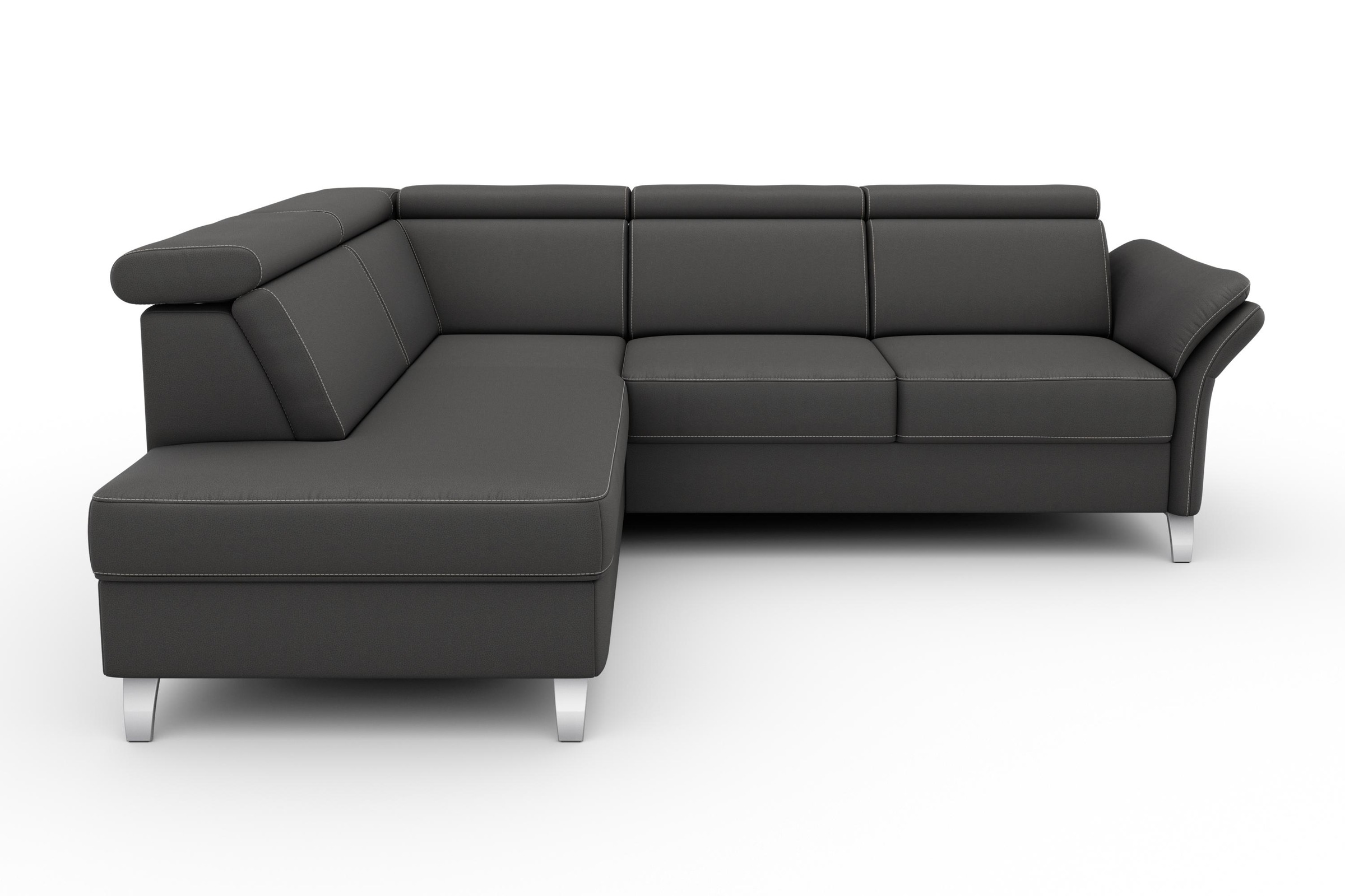 sit&more Ecksofa »Vincenzo L-Form«, inklusive Kopfteilverstellung, wahlweis günstig online kaufen