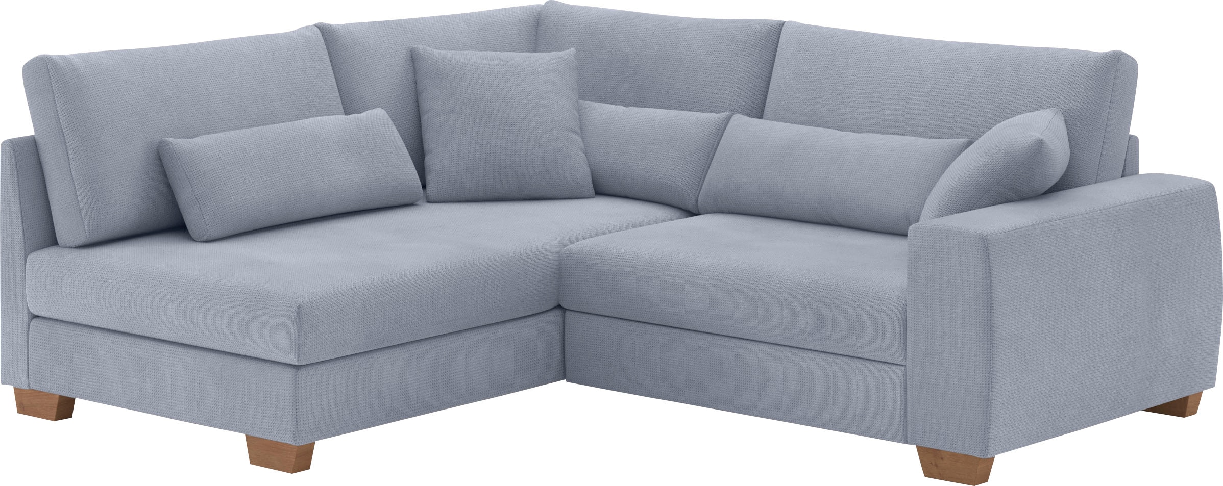 Mr. Couch Ecksofa »Helena L-Form«, Mit Federkern, wahlweise mit Bettfunktion und Taschenfederkern