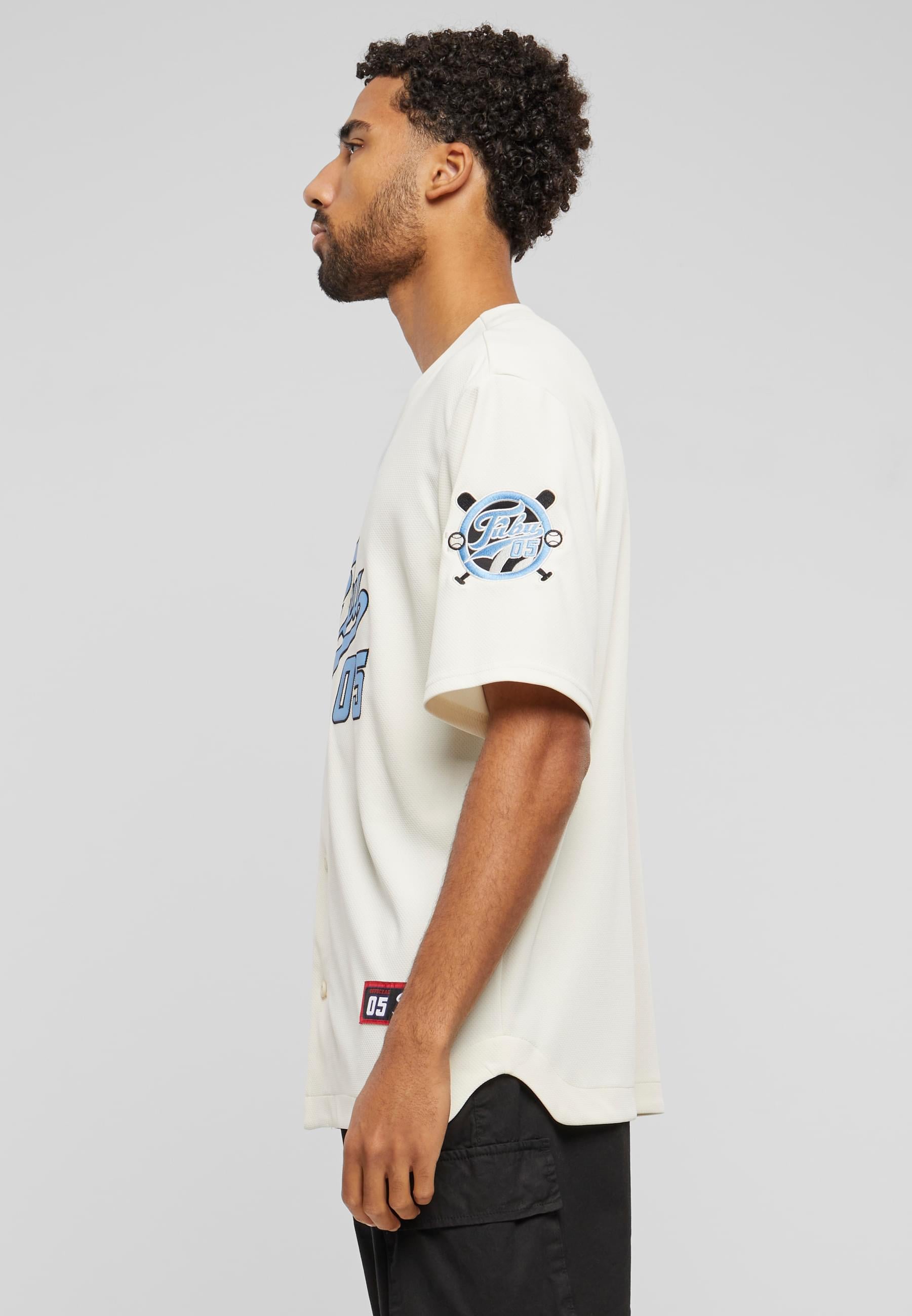 Fubu T-Shirt »Fubu Herren FM241-007-1 Fubu Varsity Baseball Jersey« 1 Stk. tlg.