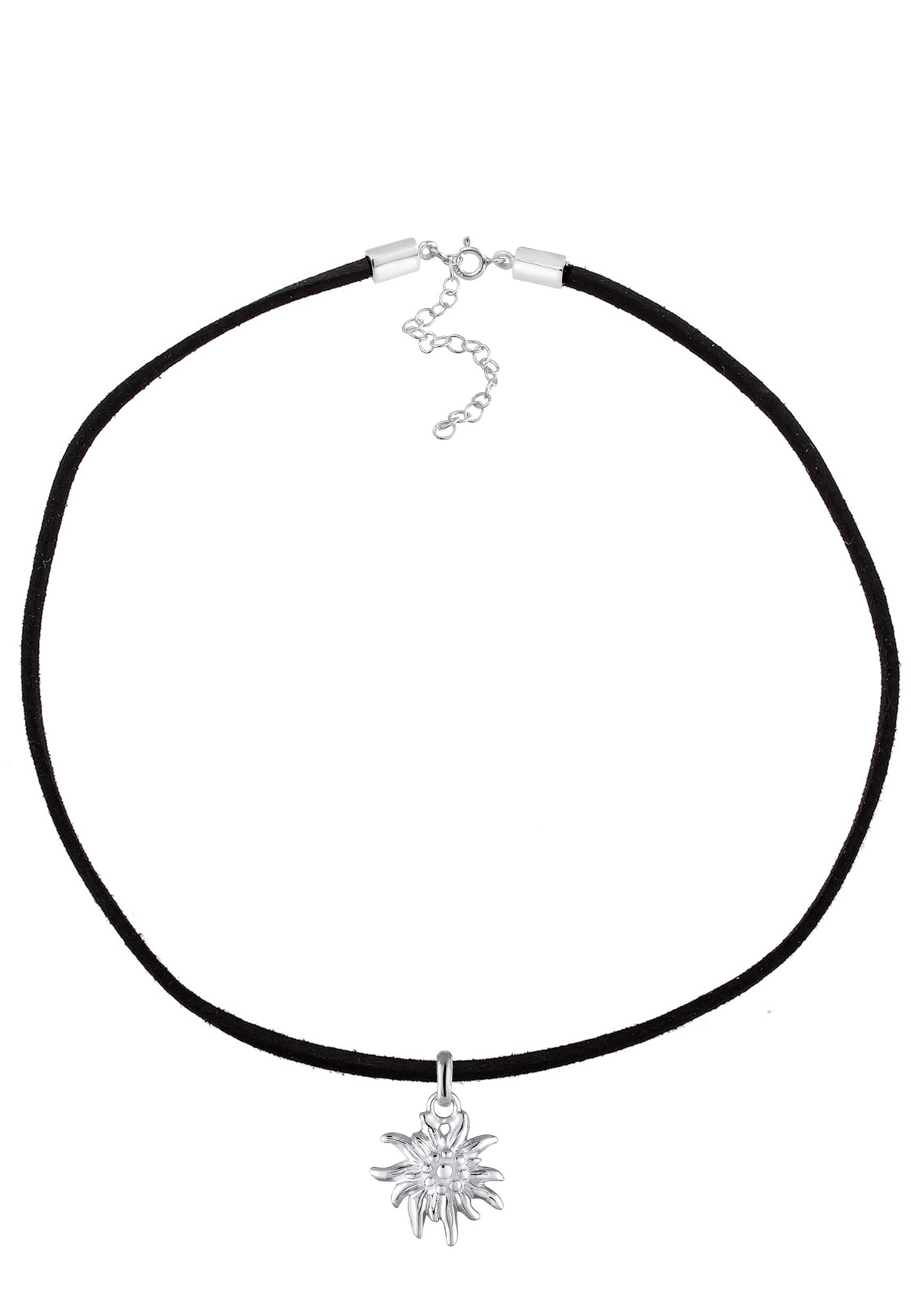 Elli Collier »Choker mit Anhänger Edelweiss 925 Sterling Silber«