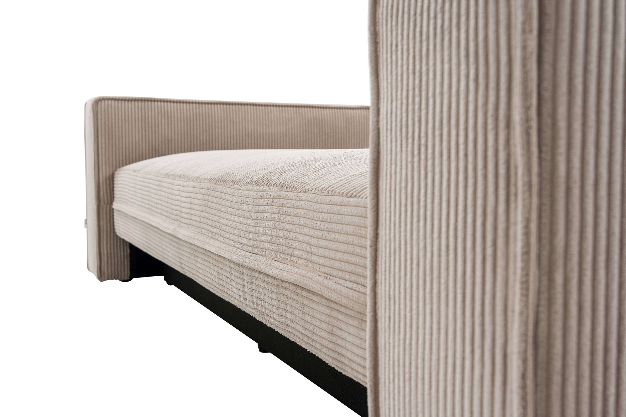 OTTO home 4-Sitzer »Tillian, Schlafsofa, Schlafcouch« Breite 274 cm, Breitkord, Sitzfläche mit Taschenfederkern