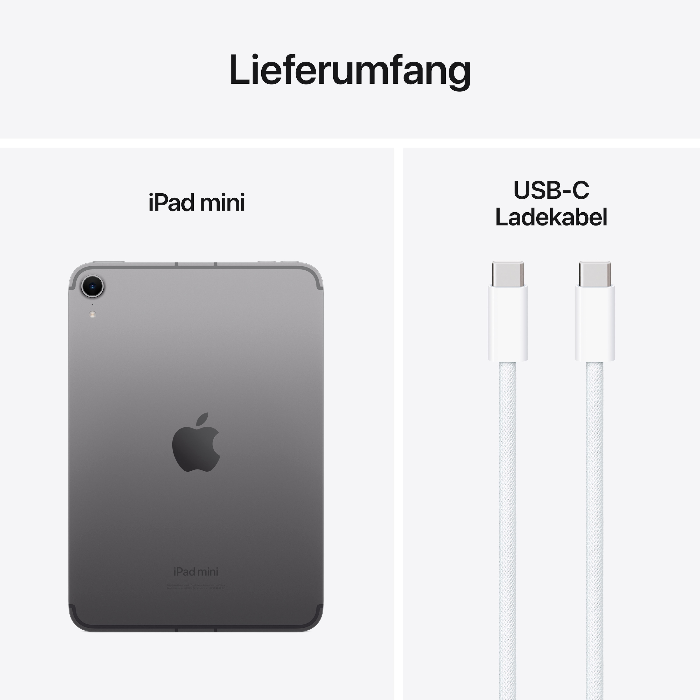 Apple Tablet »iPad mini 2024 Wi-Fi + Cellular 128GB«, (21 cm / 8,3 Zoll), iPadOS, 5G,)