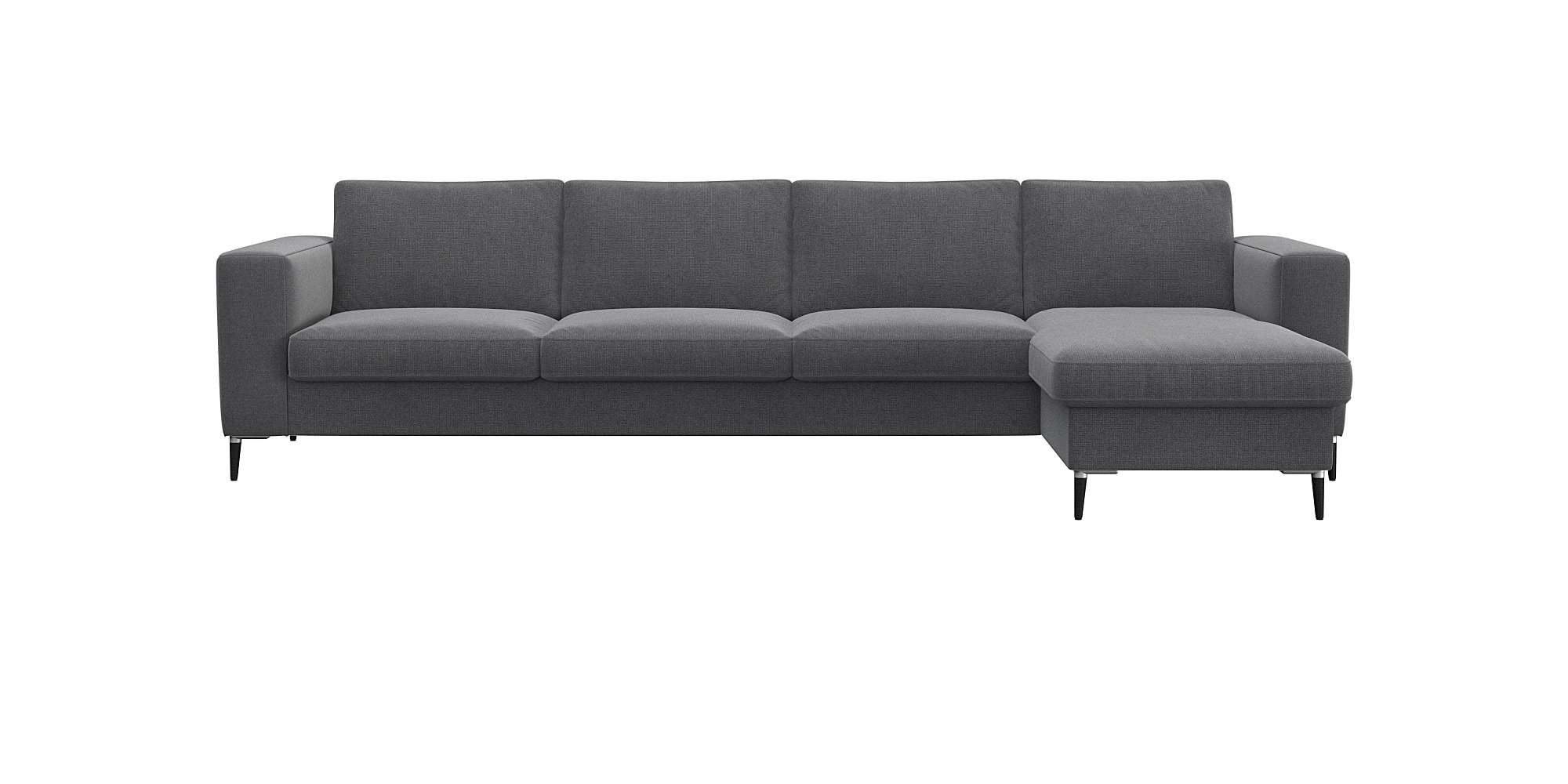 FLEXLUX Ecksofa "Fiore, super Sitzkomfort durch Kaltschaum im Sitz, L-Form" günstig online kaufen