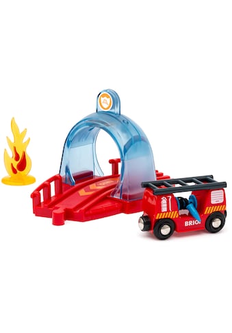 BRIO® Spielzeug-Eisenbahn »BRIO® WORLD, Smart Tech Sound Feuerwehreinsatz«, FSC® -... kaufen