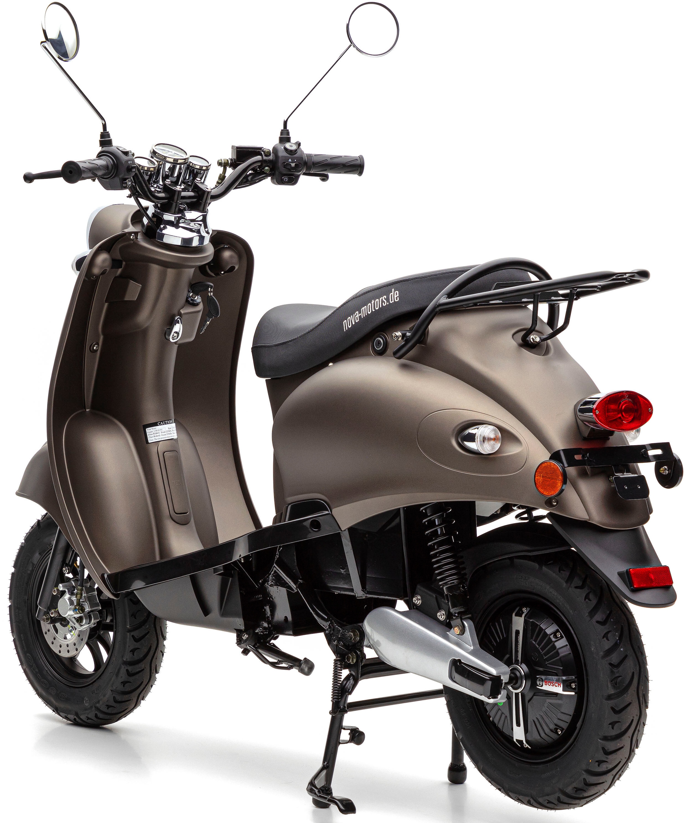 Nova Motors E-Motorroller »eRetro Star Li« bis zu 40 km Reichweite, härteverstellbare Dual-Stoßdämpfer hinten