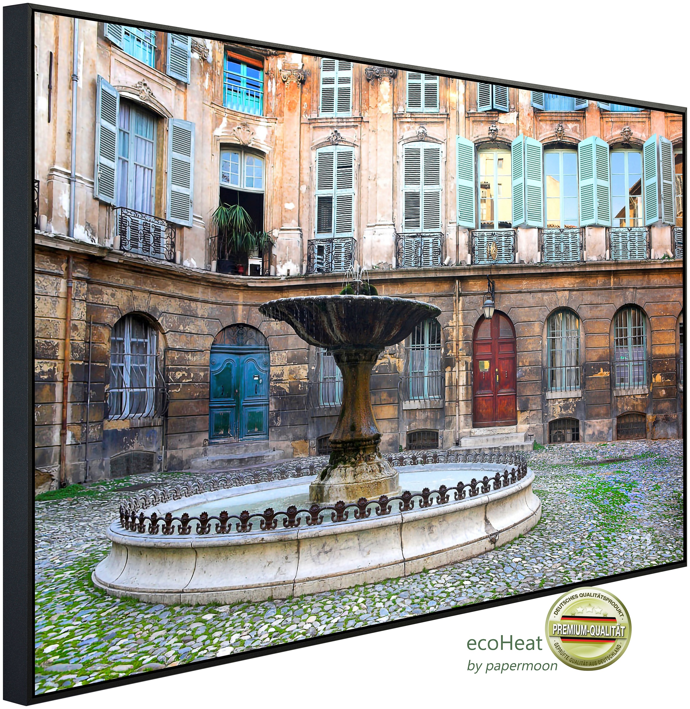 Papermoon Infrarotheizung »Hof Aix en Provence«, sehr angenehme Strahlungsw günstig online kaufen