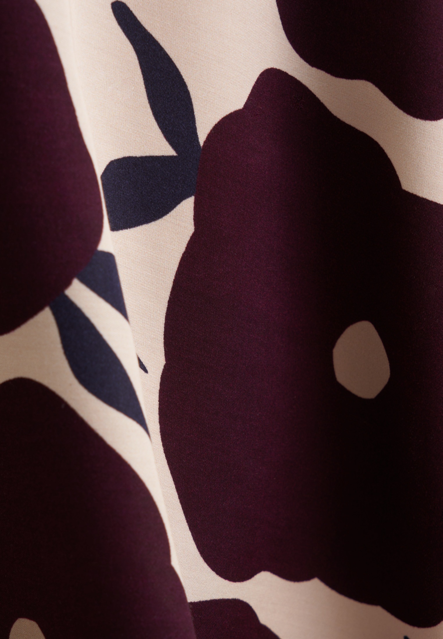 seidensticker Sommerkleid »Schwarze Rose«, Langarm Rundhals Druck