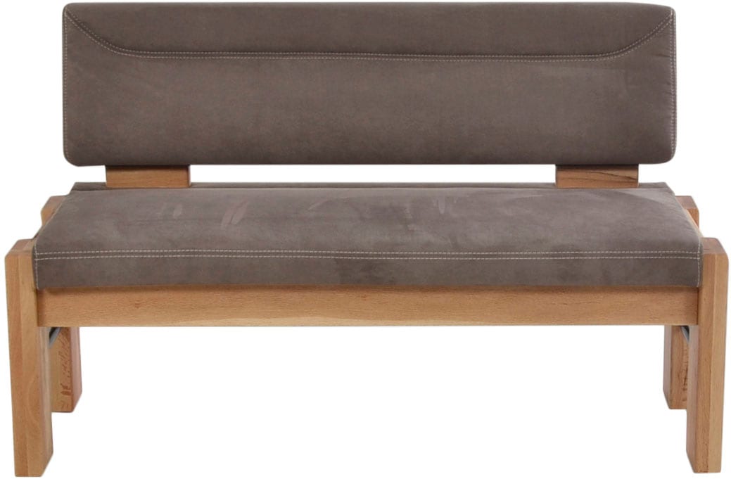 K+W Komfort & Wohnen Polsterbank gepolsterte Stauraumbank, Massivholz, in 2 günstig online kaufen