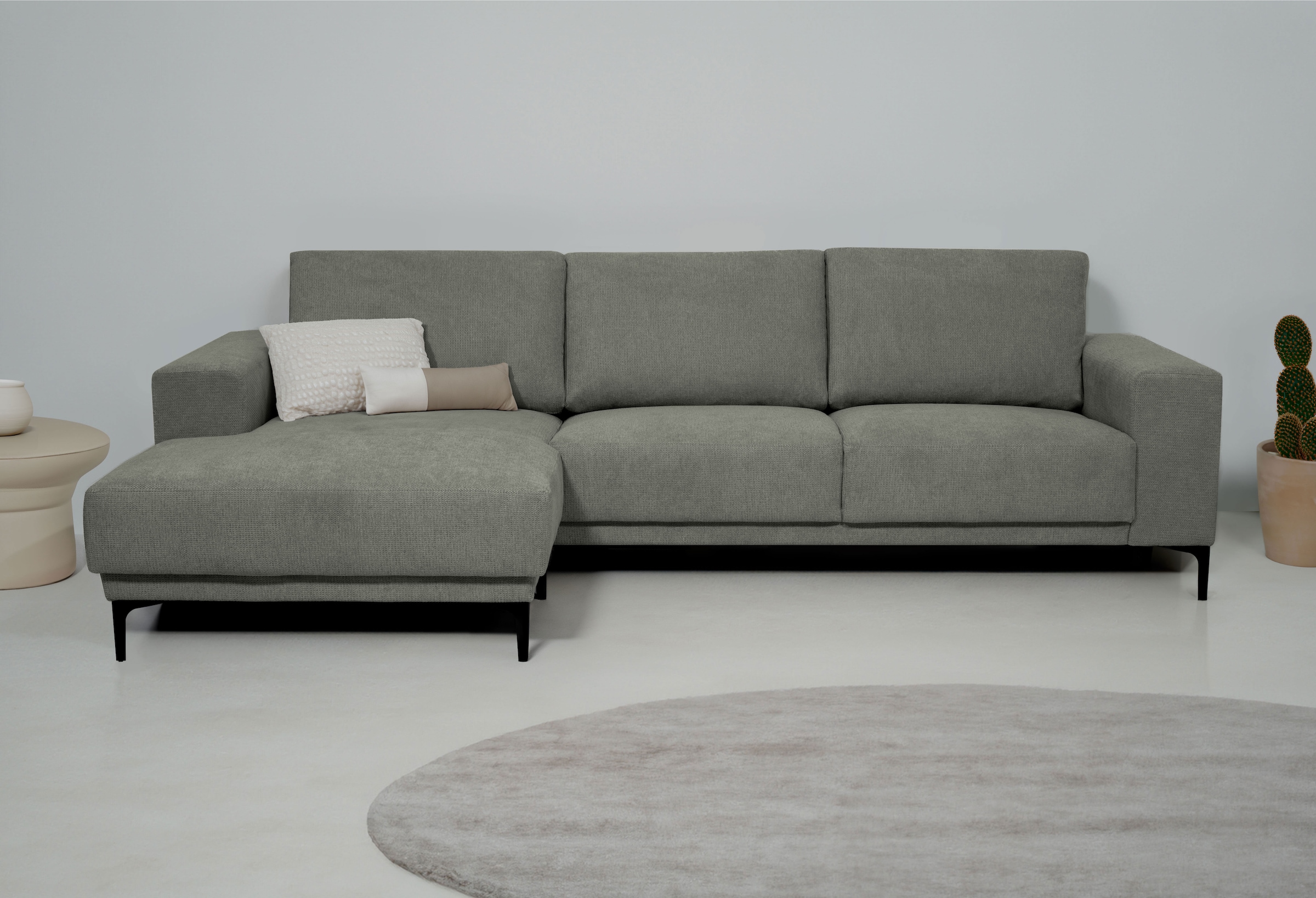 Places of Style Ecksofa »Xander, L-Form,«, Breite 280 cm, Soft-Touch Chenil günstig online kaufen