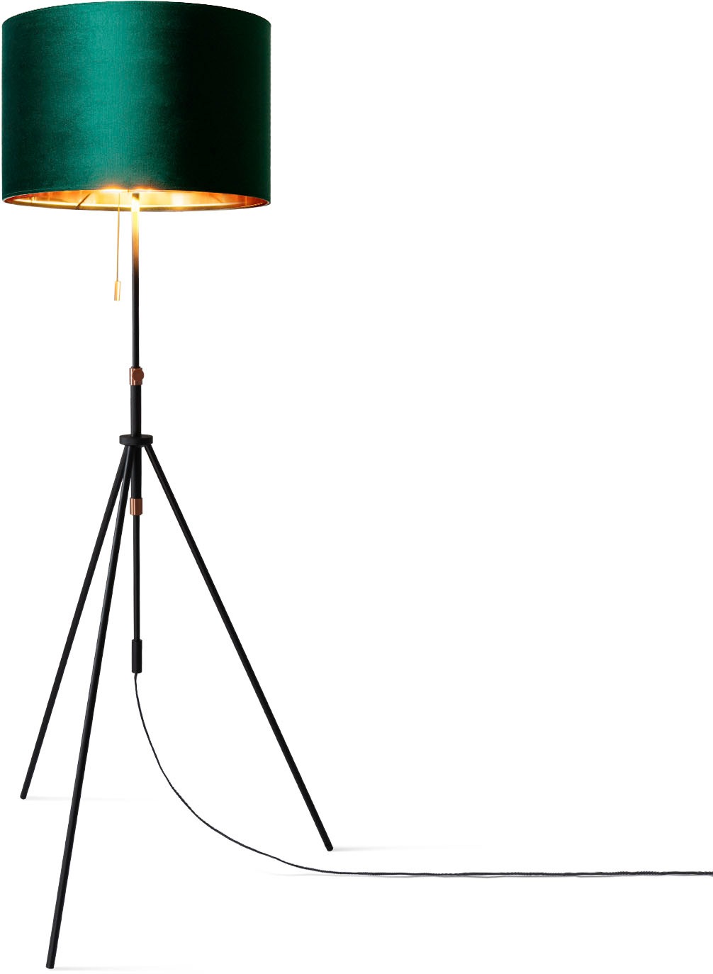Paco Home Stehlampe »Naomi uni Color«, Leuchtmittel E27   ohne Leuchtmittel günstig online kaufen
