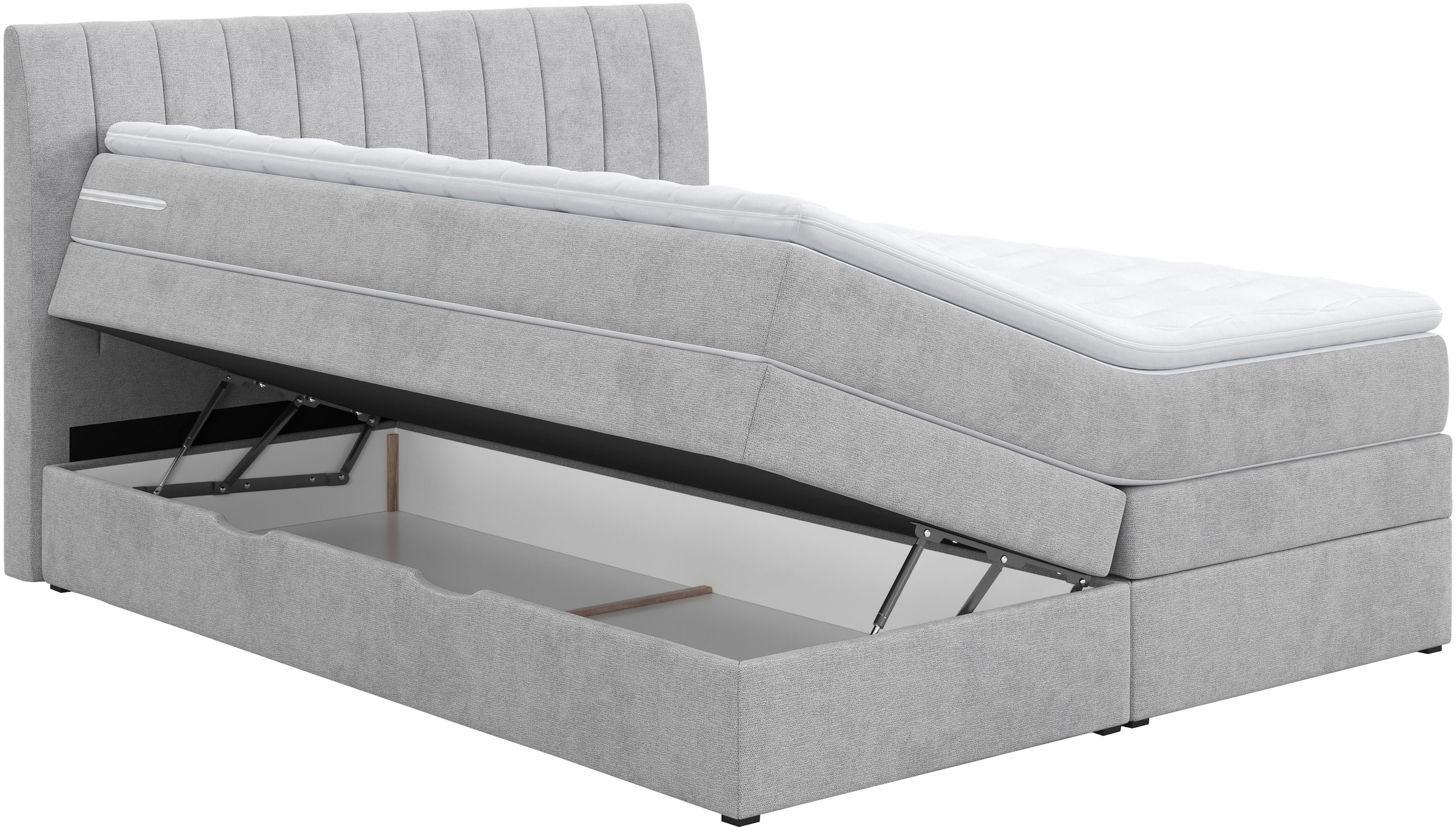COTTA Boxspringbett »Shark inkl. Bettkasten und Topper«, erhältlich in den Breiten 140x200cm, 160x200cm und 180x200cm